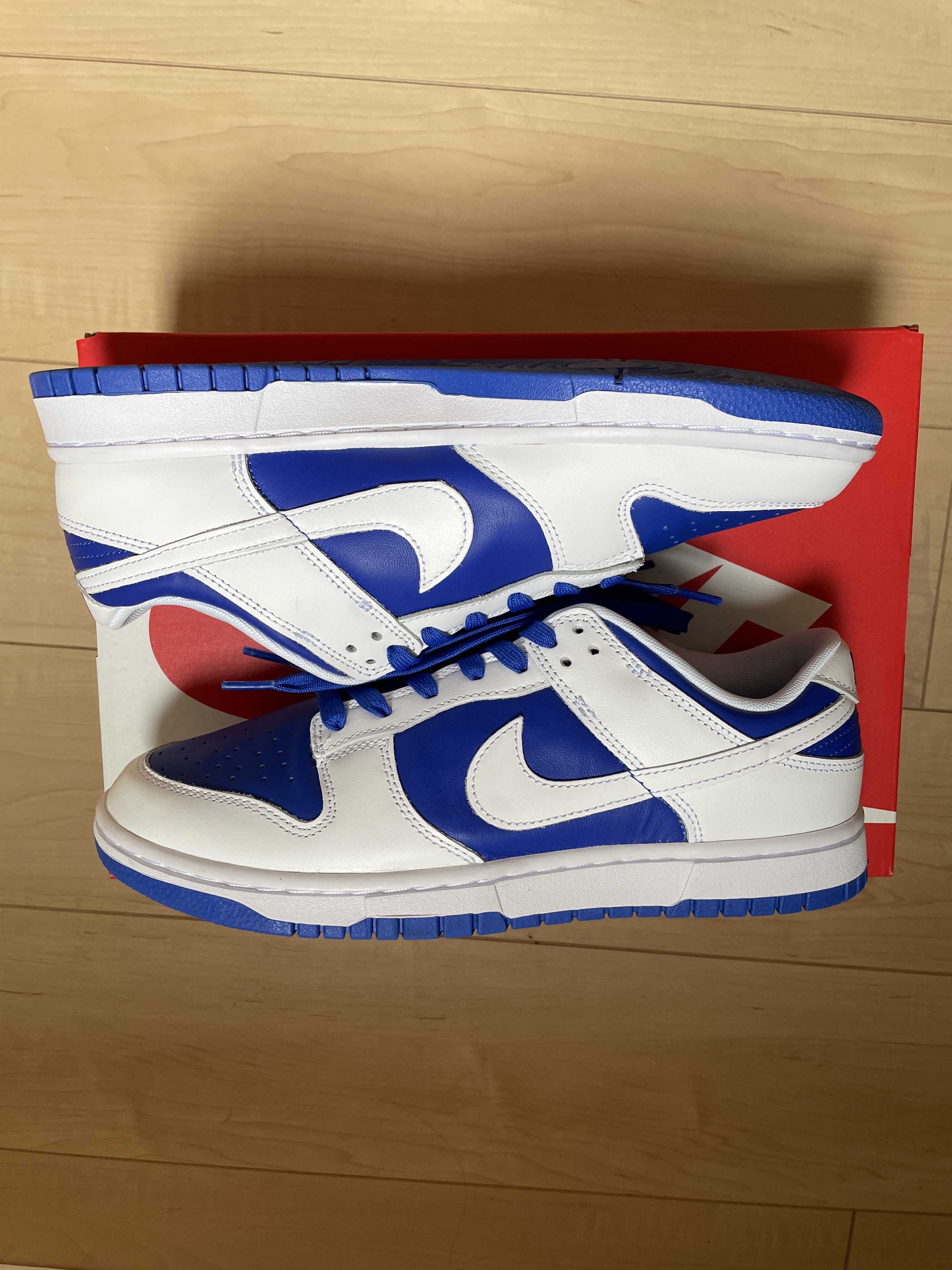 Nike Dunk Low Retro "Racer Blue and White"