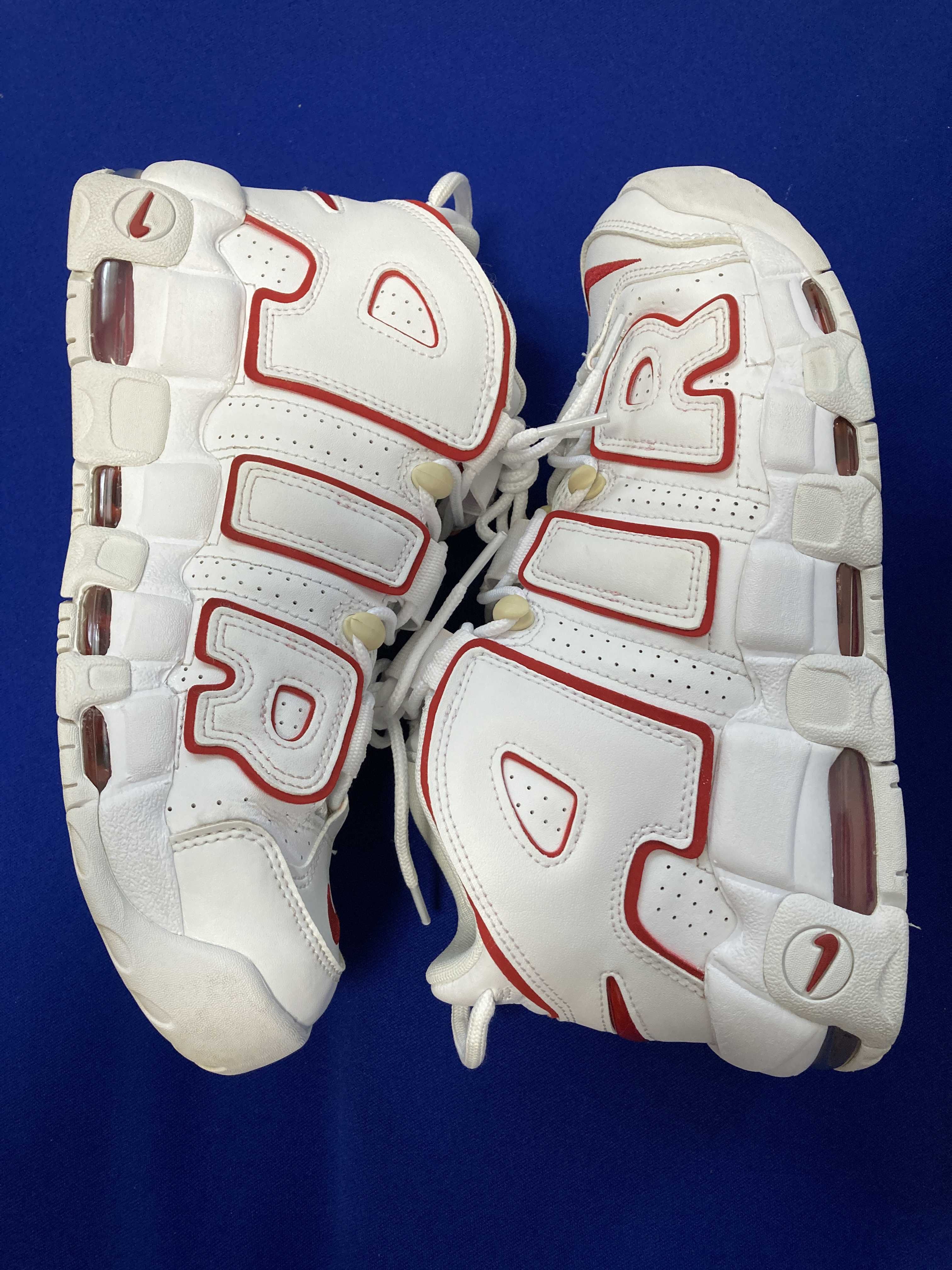 NIKE AIR MORE UPTEMPO "WHITE/VARSITY RED" (2021)