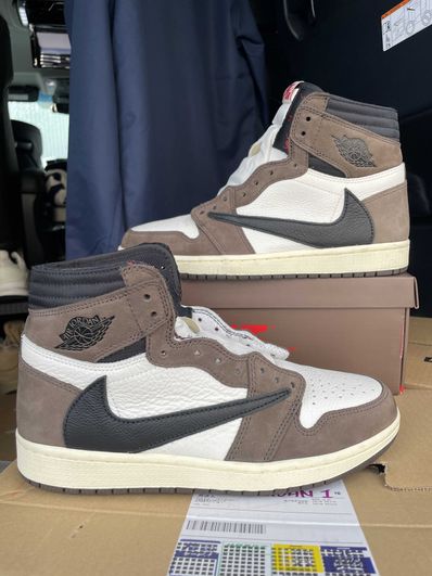 Travis Scott × Nike Air Jordan 1 Retro High OG TS SP "Sail/Dark Mocha"