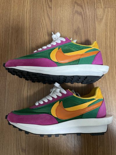 sacai × NIKE LDV WAFFLE "PINE GREEN"