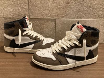 Travis Scott × Nike Air Jordan 1 Retro High OG TS SP "Sail/Dark Mocha"
