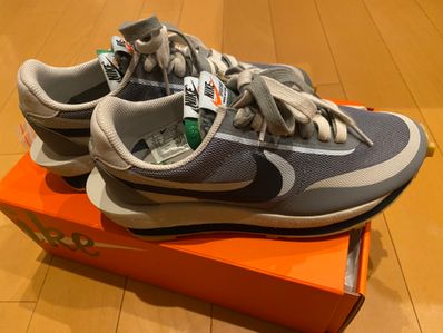 CLOT × Sacai × Nike LD Waffle "Grey Obsidian/Cool Grey"