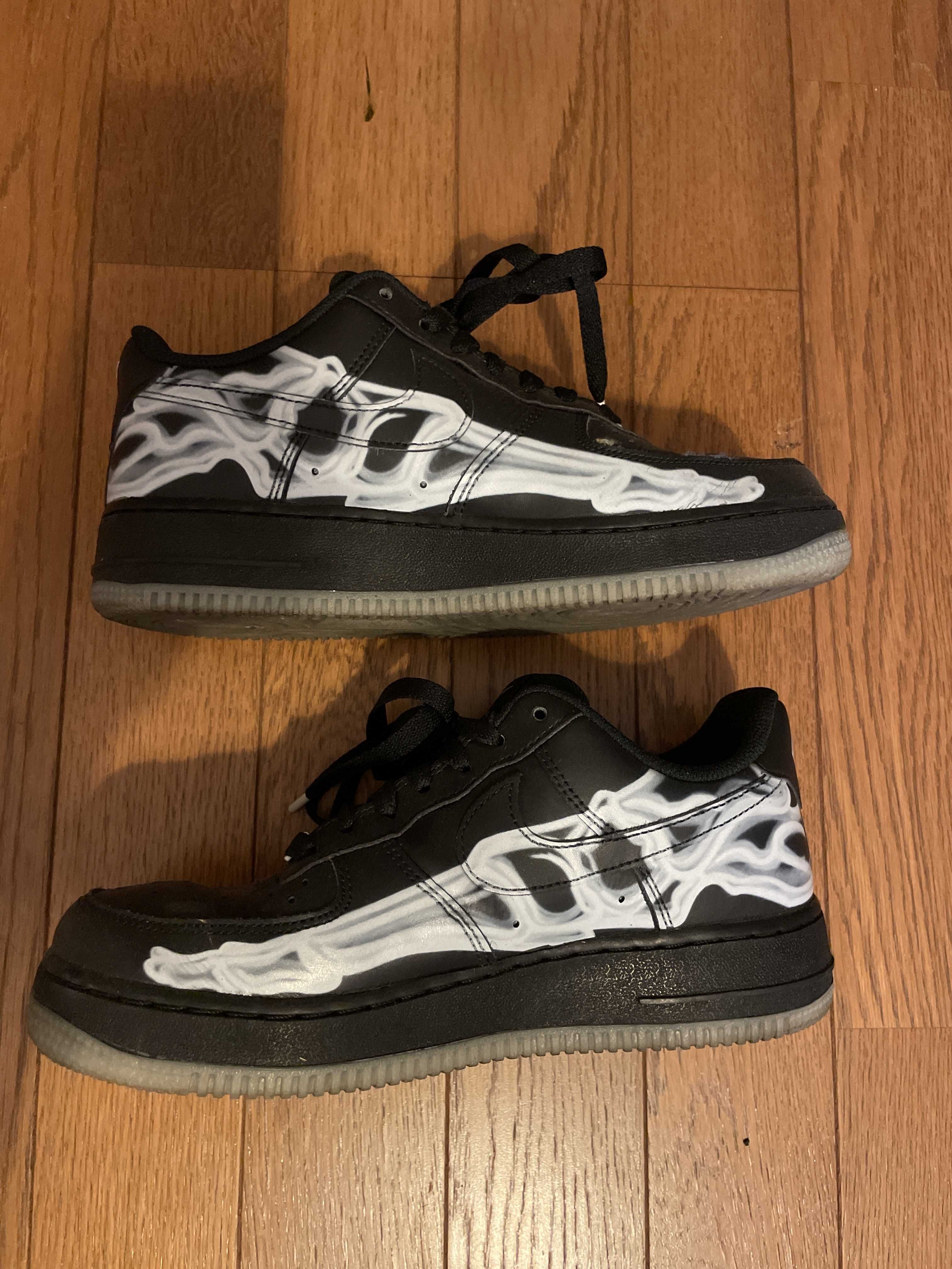 Nike Air Force 1 Low "Black Skeleton"