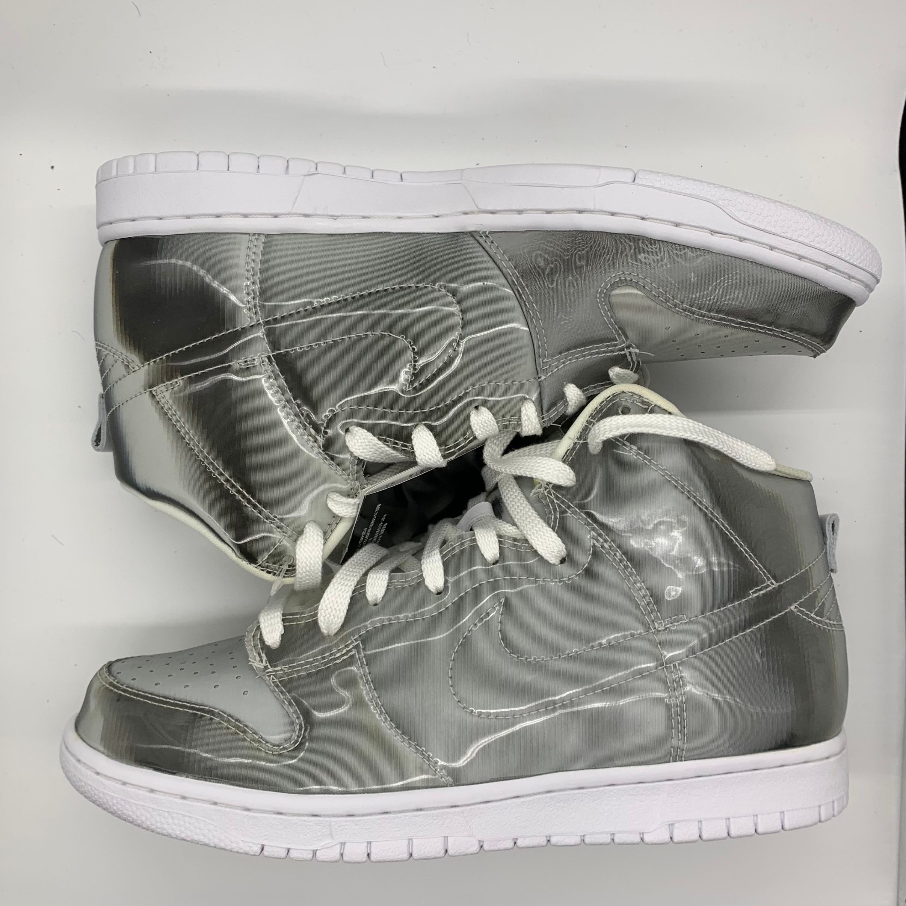 CLOT × Nike Dunk High "Silver/Flux"