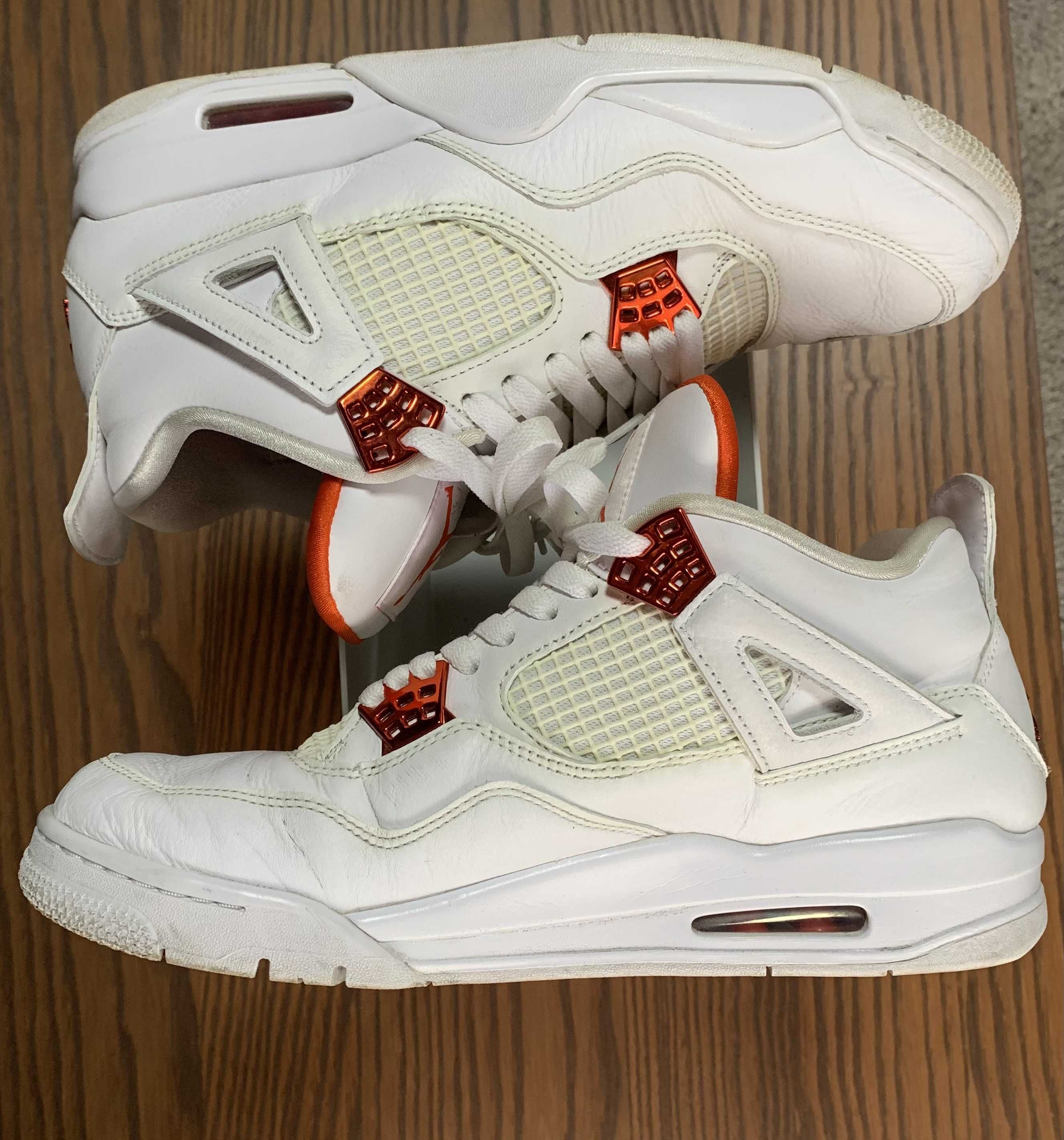 Nike Air Jordan 4 Retro "White/Team Orange"