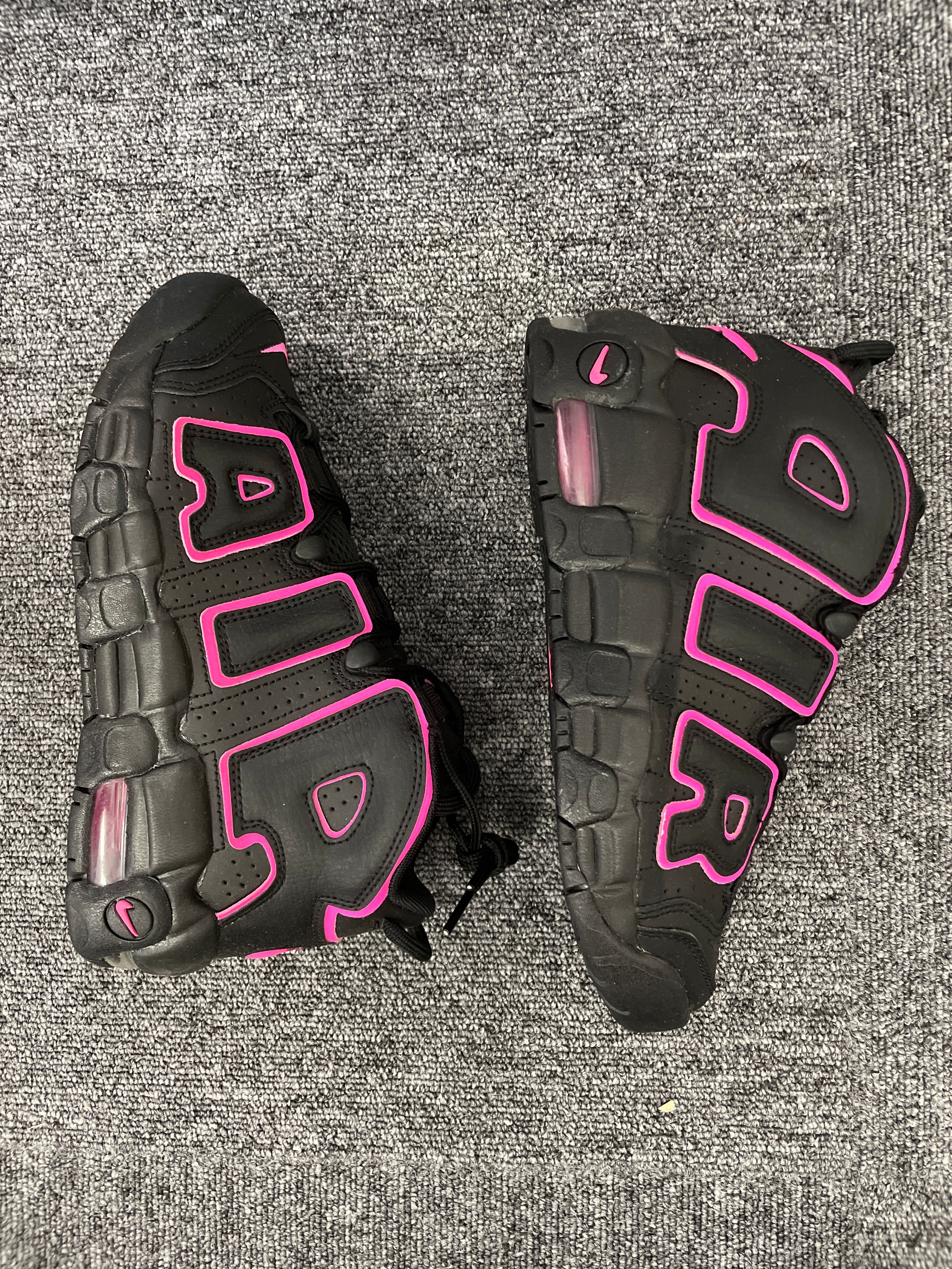 Nike GS Air More Uptempo "Black Pink Blast"