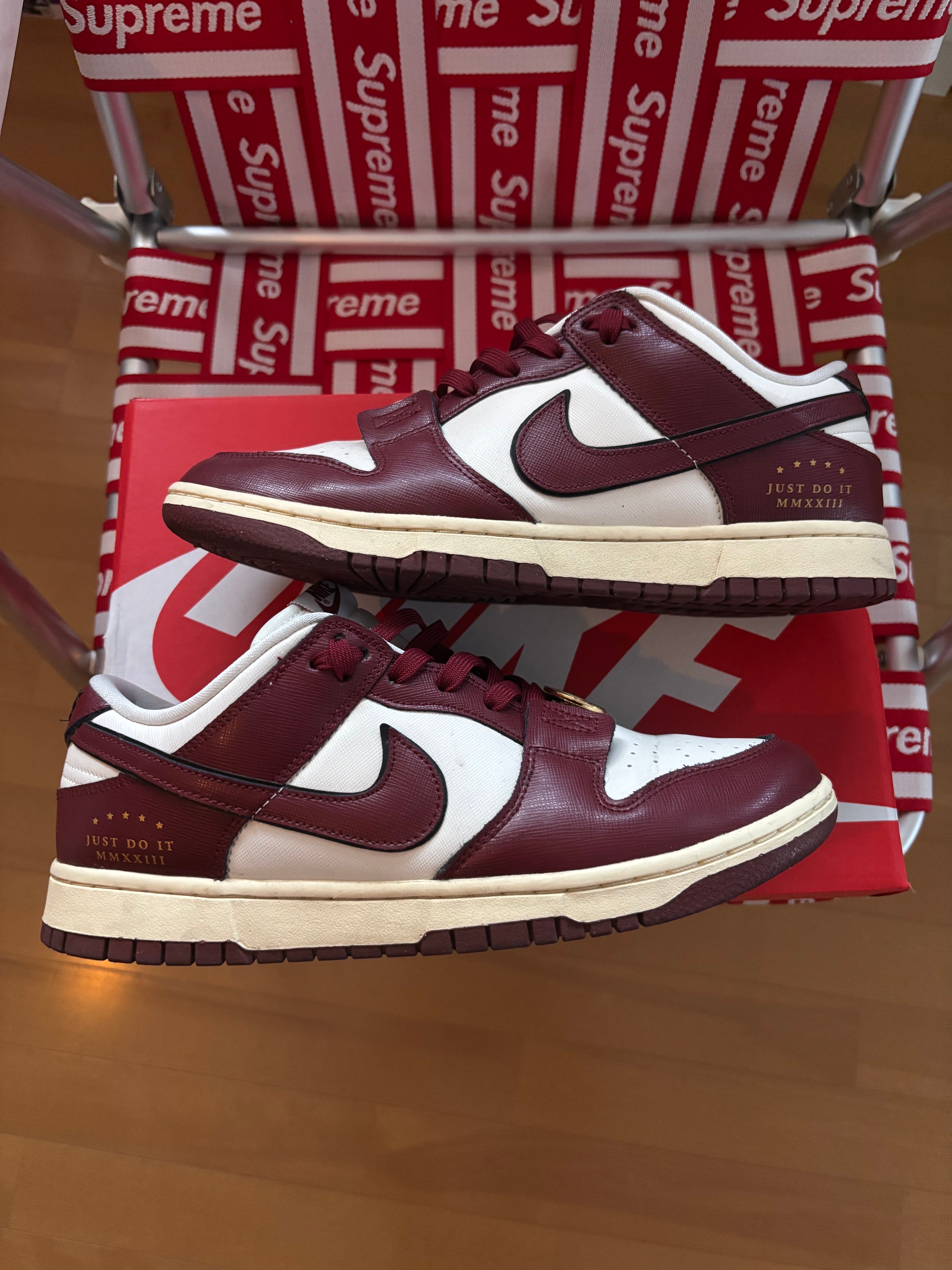 Nike Women's Dunk Low SE Just Do It "Team Red"