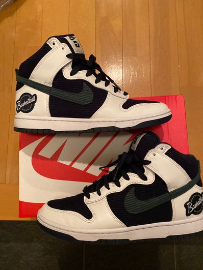 Nike Dunk High EMB "College Navy"
