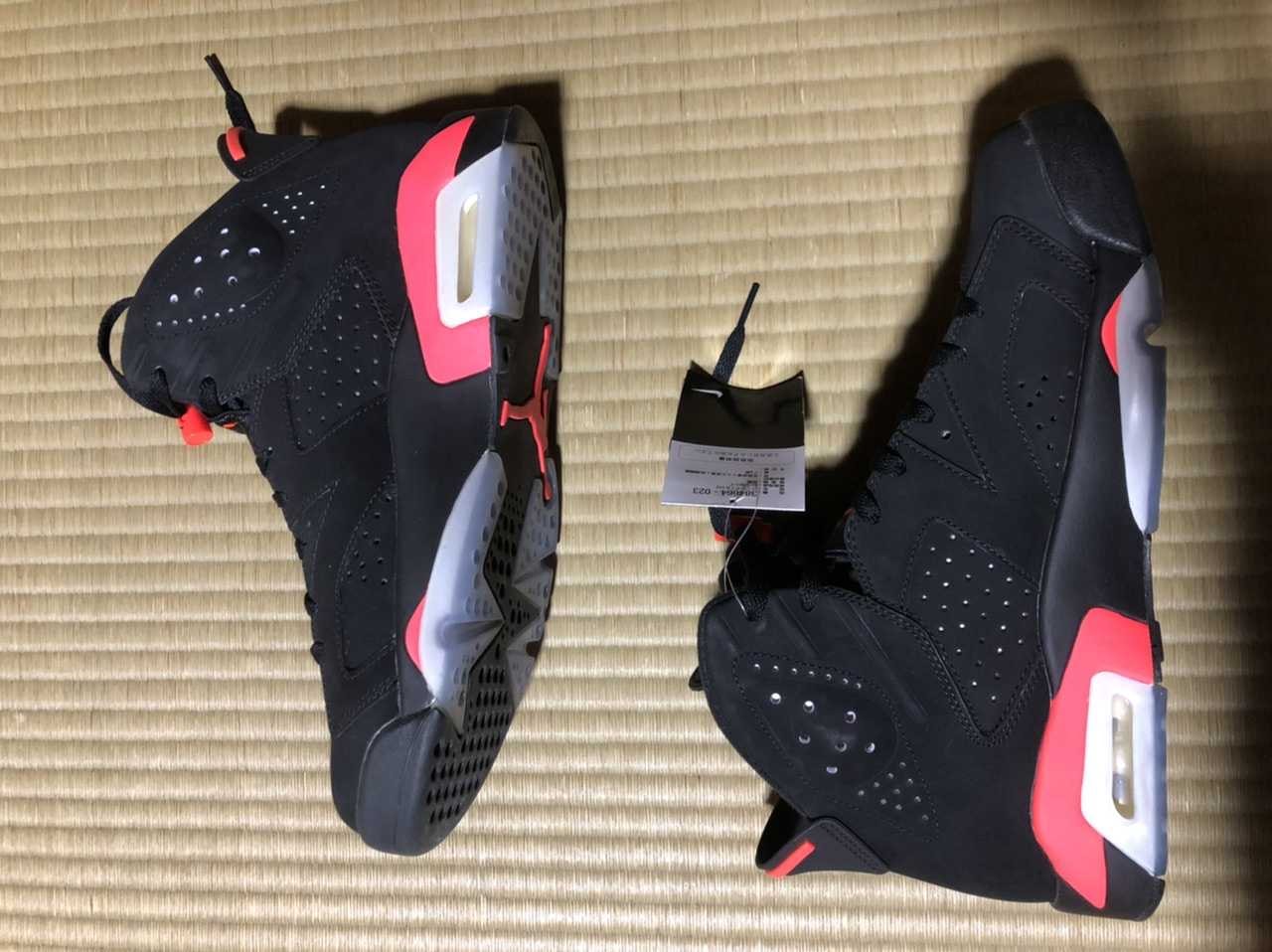 NIKE AIR JORDAN 6 RETRO "INFRARED BLACK" (2014)