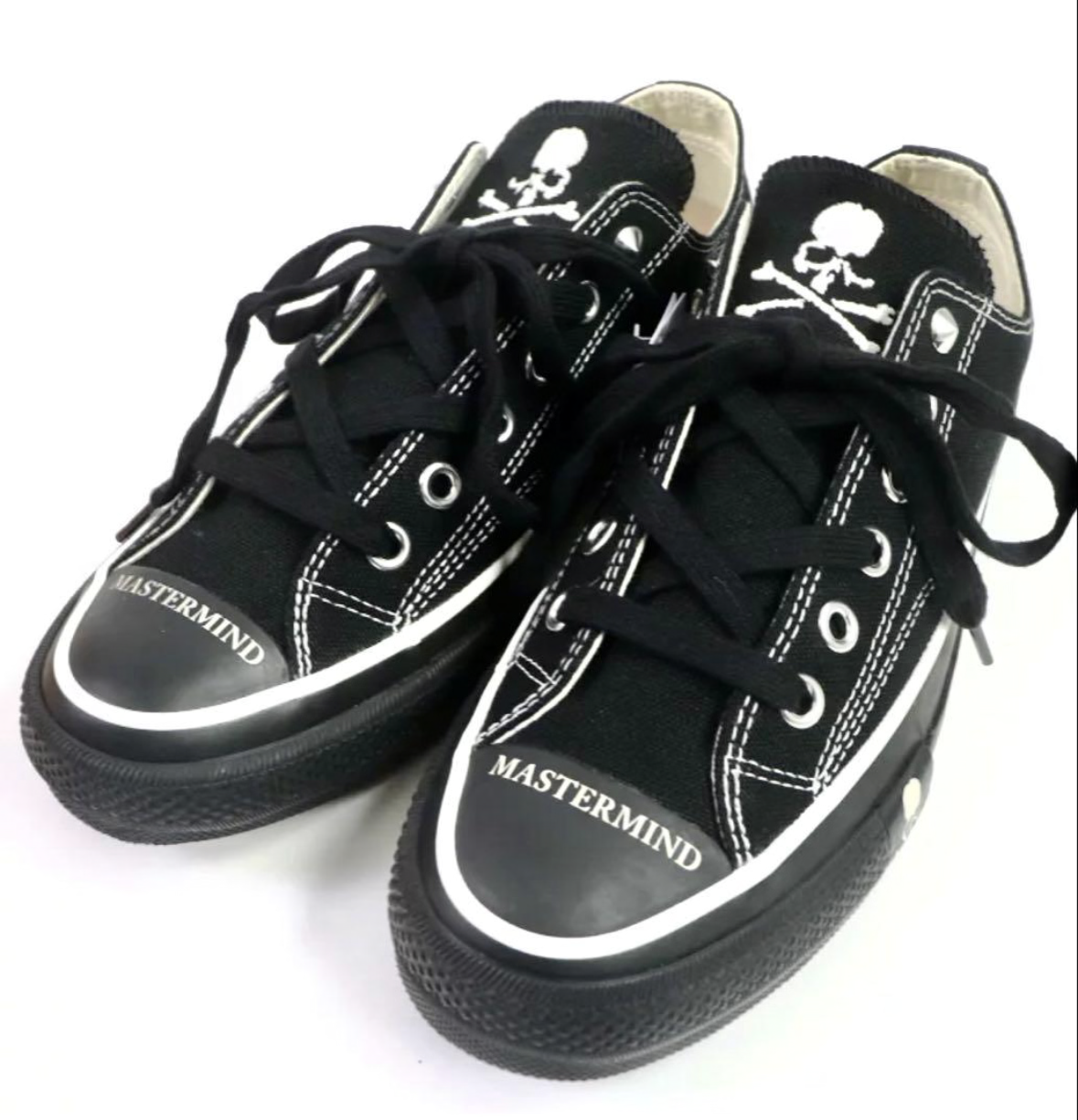 MASTERMIND JAPAN × CONVERSE CHUCK TAYLOR CANVAS MMJ OX "BLACK/BLACK"