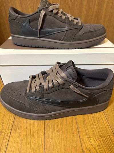 Travis Scott × Nike Air Jordan 1 Low OG SP "Velvet Brown and Dark Mocha"