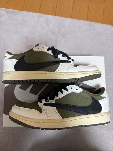 Travis Scott × Nike Air Jordan 1 Low OG SP "Reverse Olive"