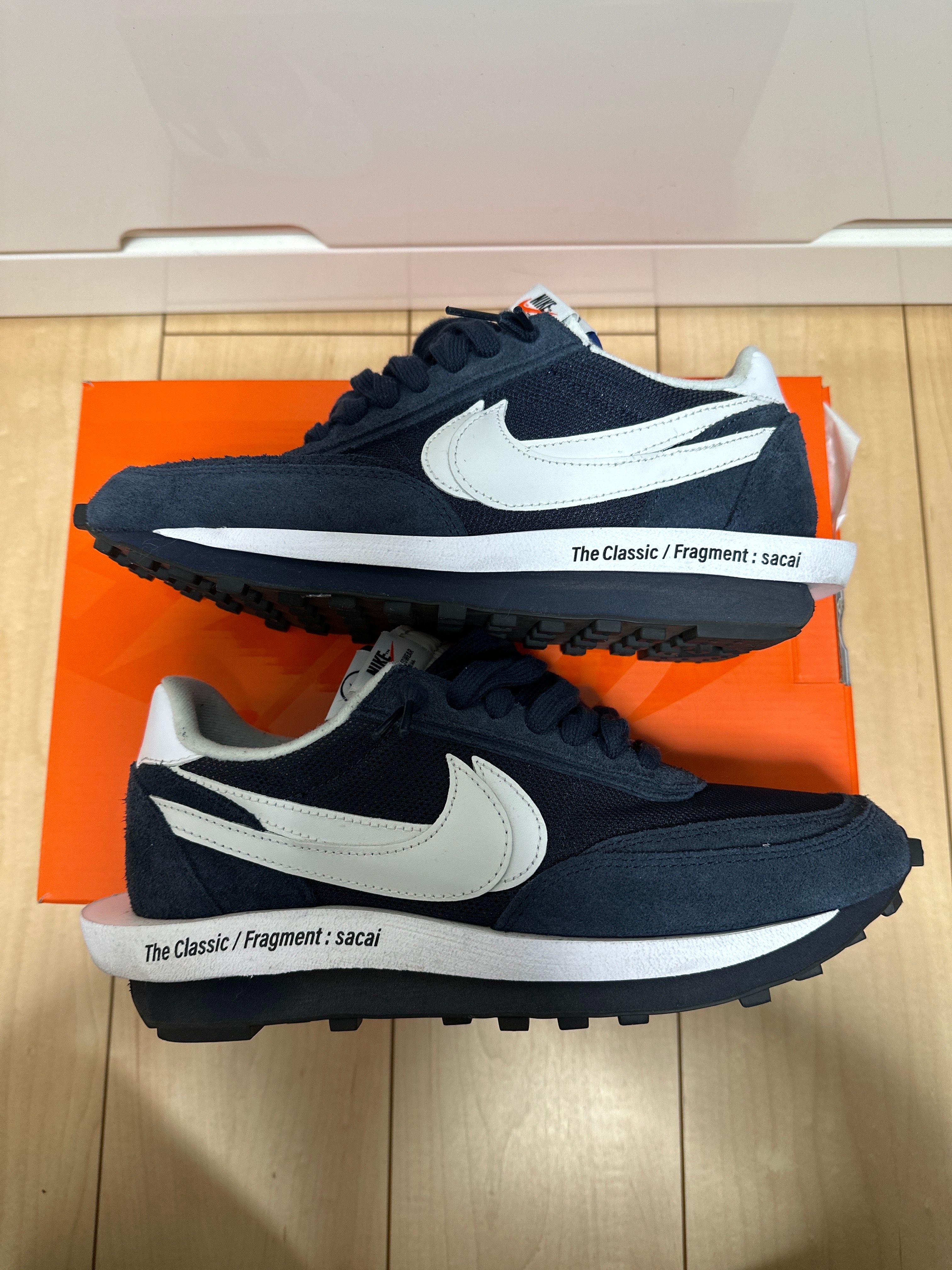 Fragment × sacai × Nike LD Waffle "Blackended Blue"