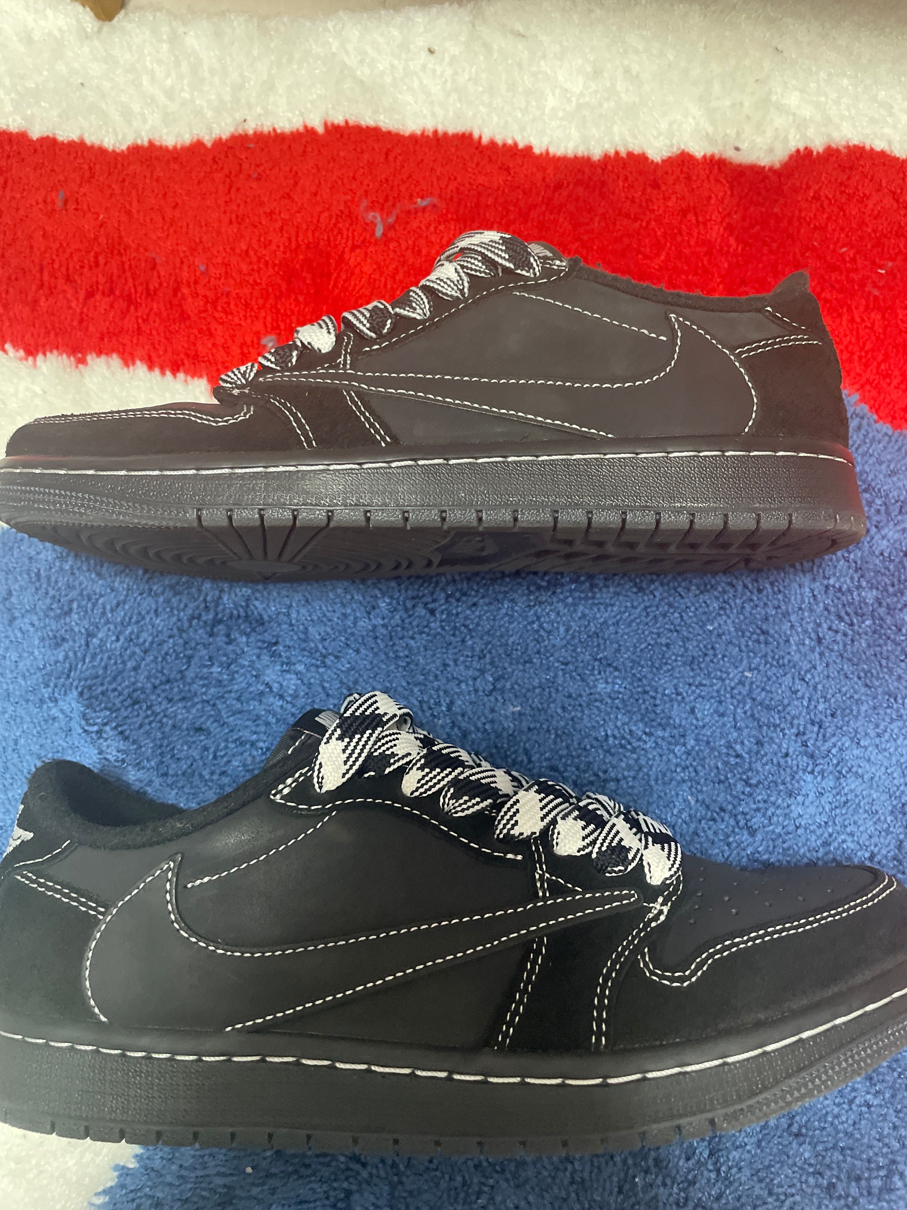 Travis Scott × Nike Air Jordan 1 Low OG SP "Black Phantom"