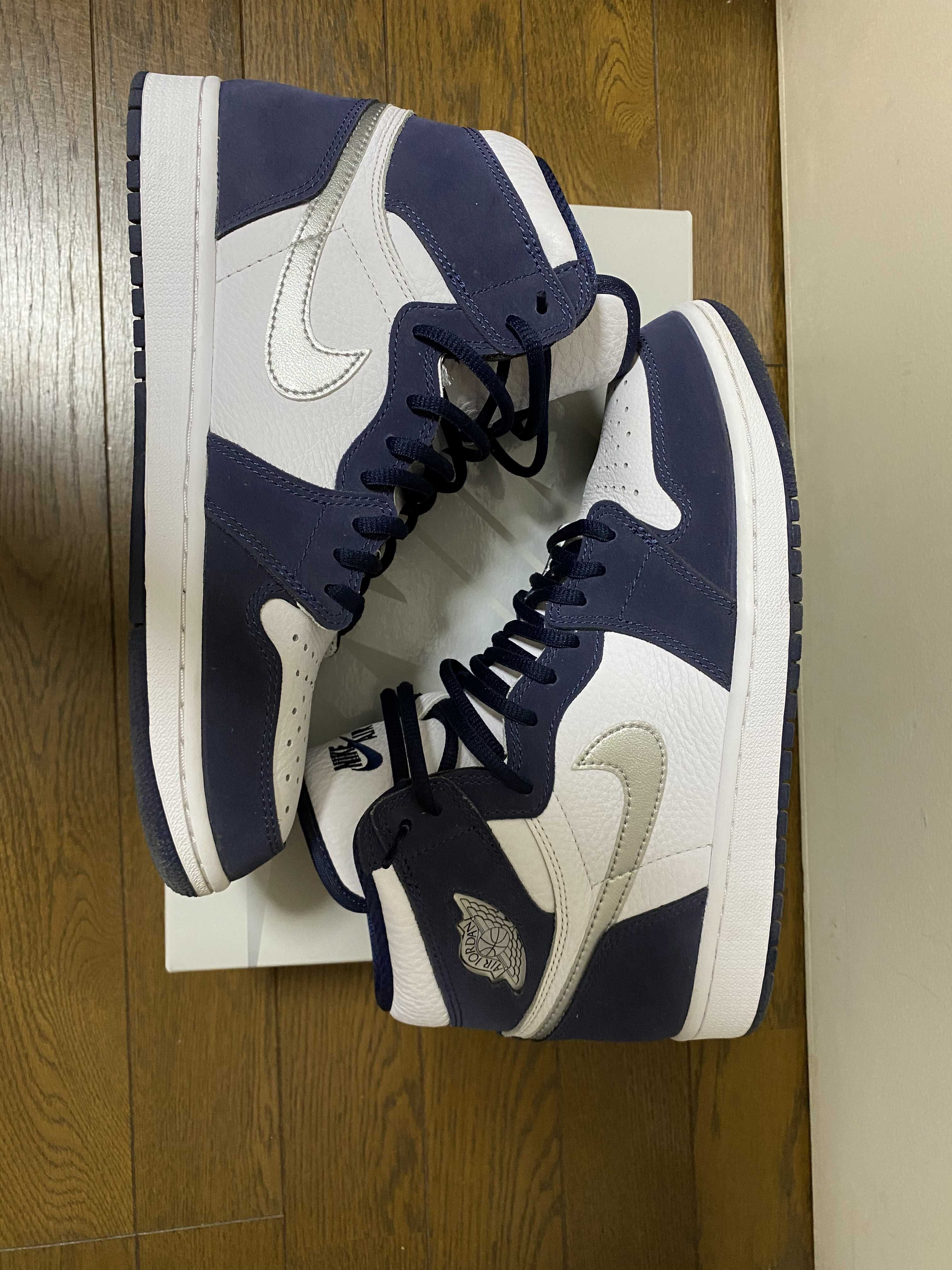 Nike Air Jordan 1 High OG CO.JP "White/Midnight Navy" (2020)(ブリーフケースなし)