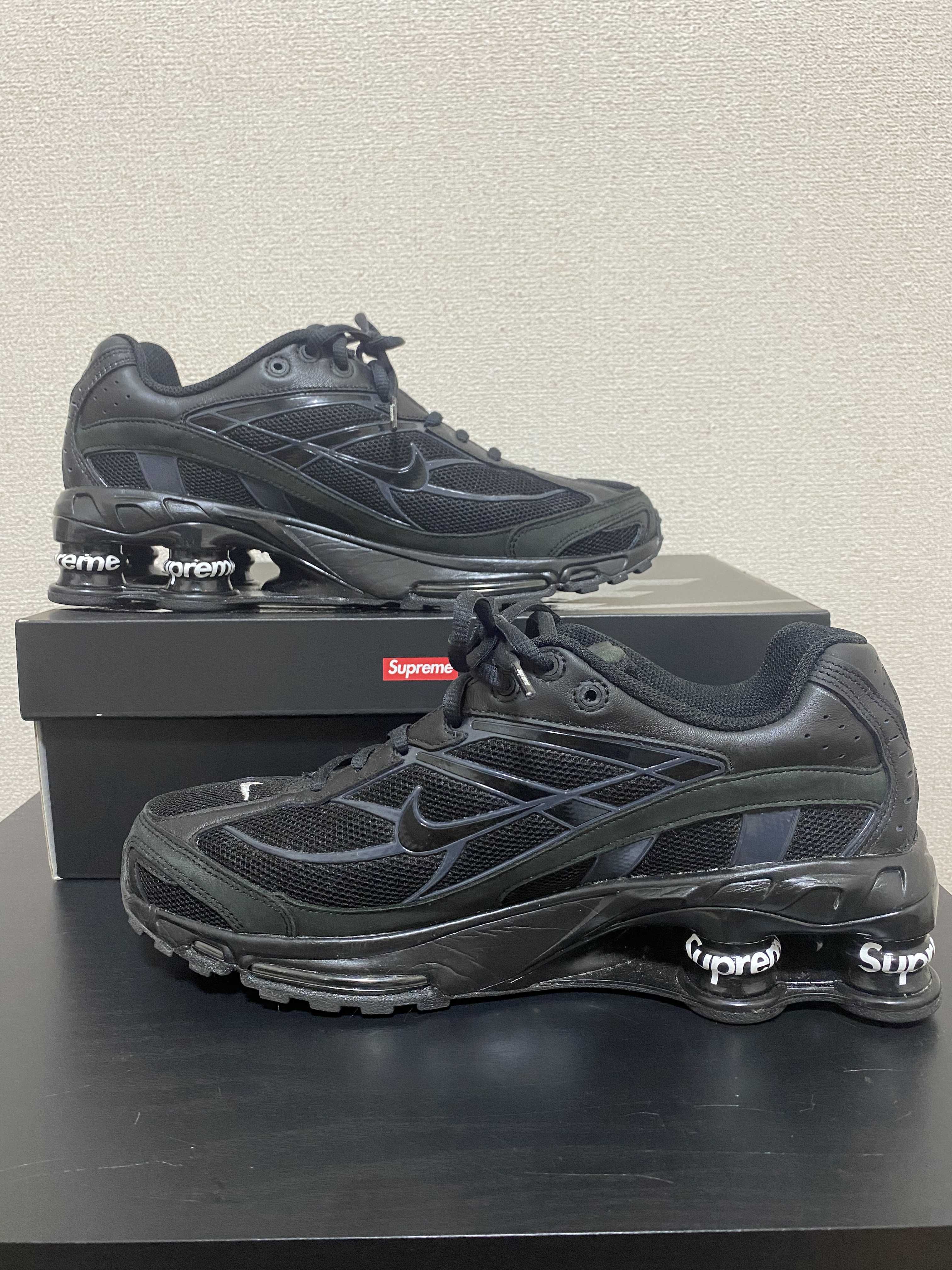 Supreme × Nike Shox Ride 2 "Black/Black-White"
