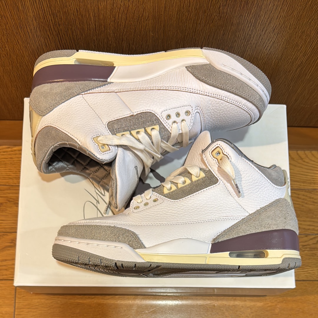 A Ma Maniere × Nike Women's Air Jordan 3 Retro SP "White/Medium Grey Violet Ore"