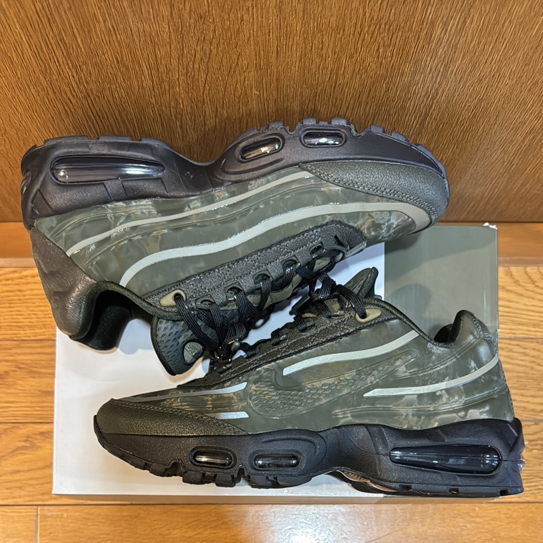 Worksout × Nike Air Max 95 Big Bubble "Uniform/Medium Olive and Sequoia"