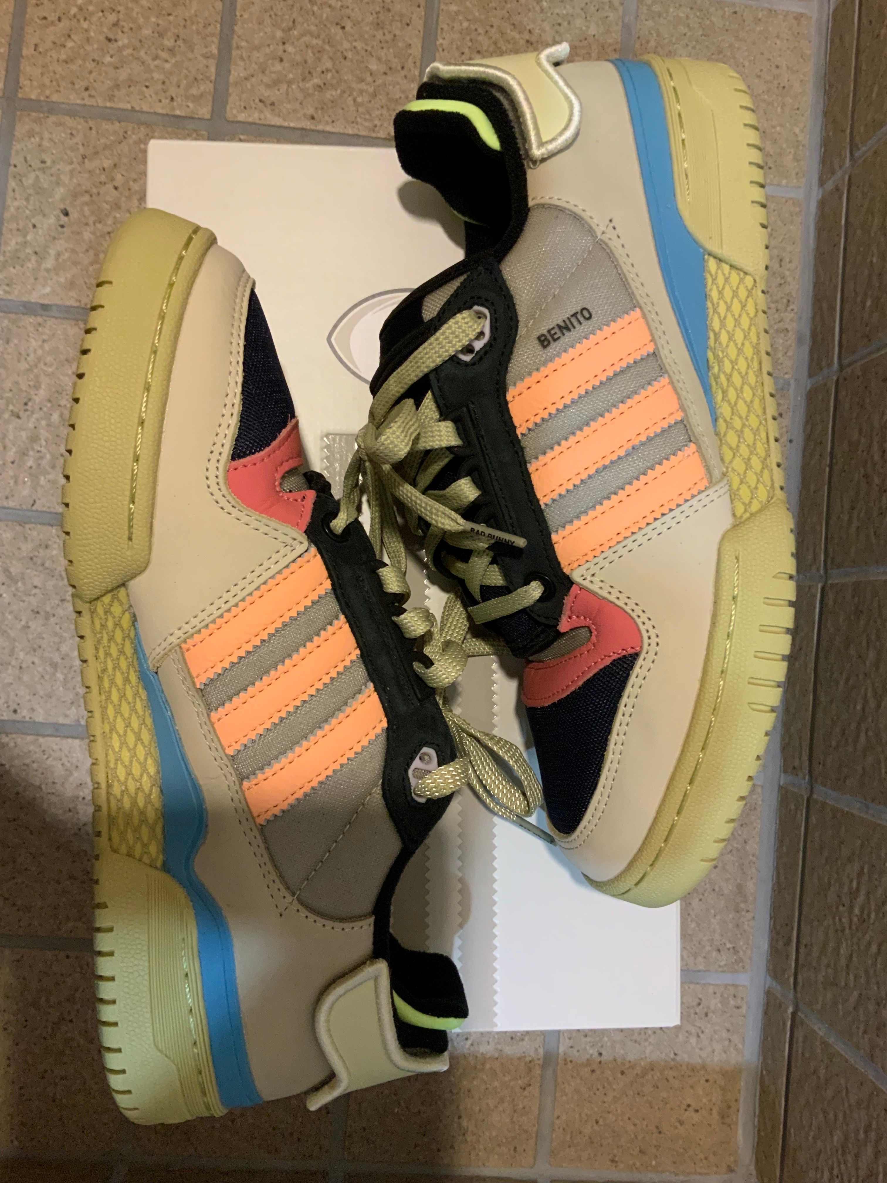 Bad Bunny × adidas Forum Powerphase "Black/Beige"