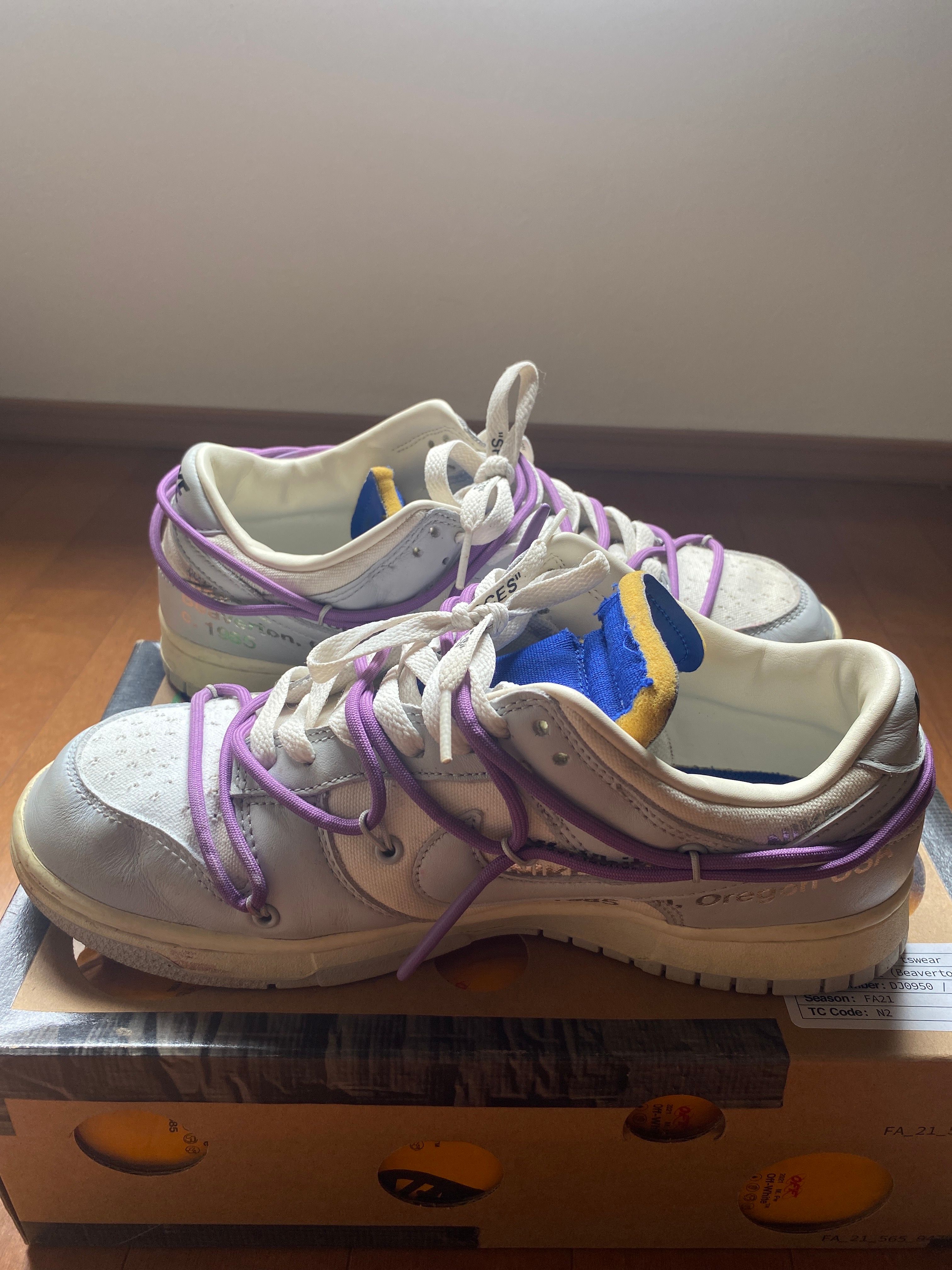 Off-White × Nike Dunk Low 1 of 50 "Lot.48" 