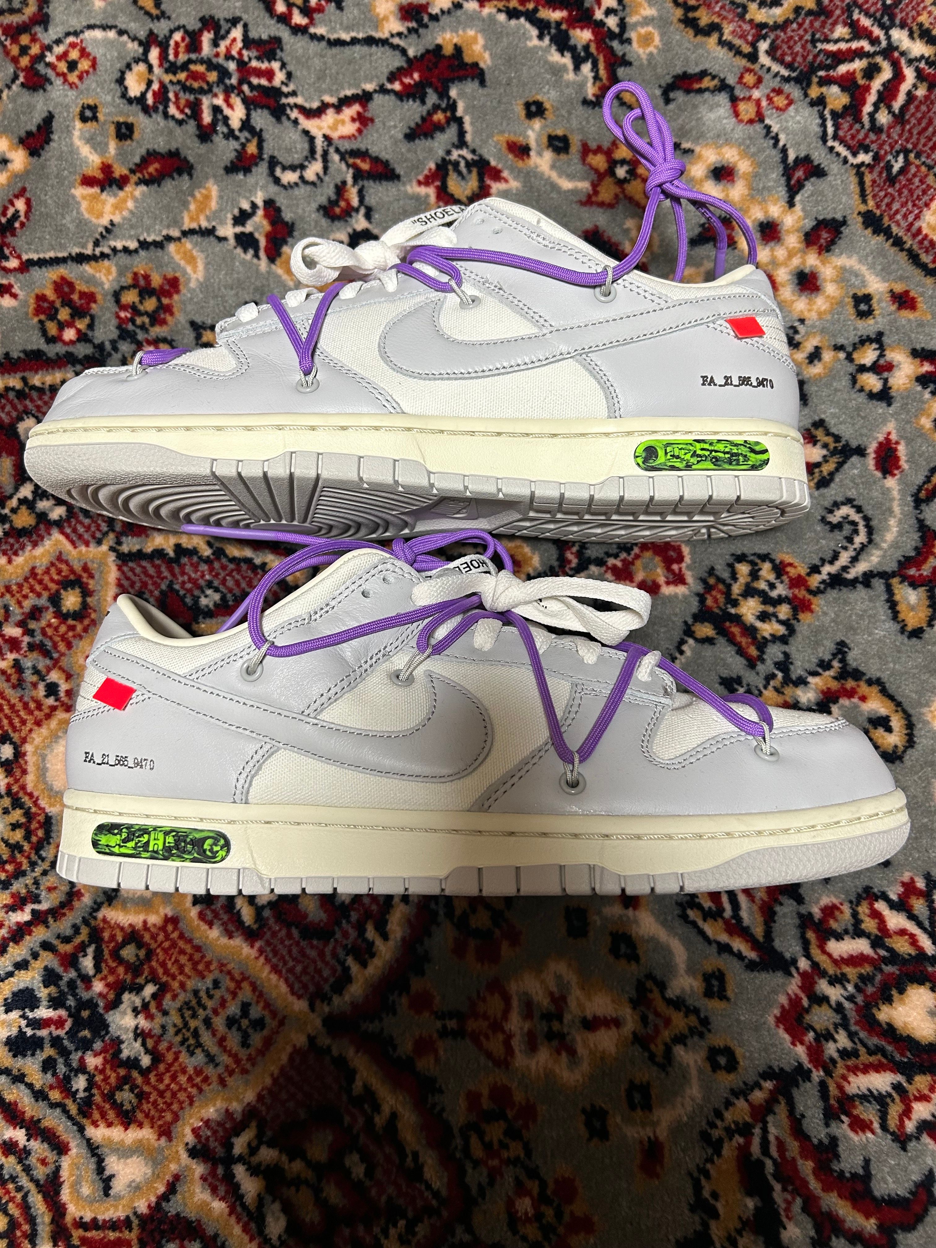 Off-White × Nike Dunk Low "Sail/Neutral Gray"