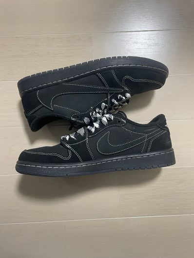 Travis Scott × Nike Air Jordan 1 Low OG SP "Black Phantom"