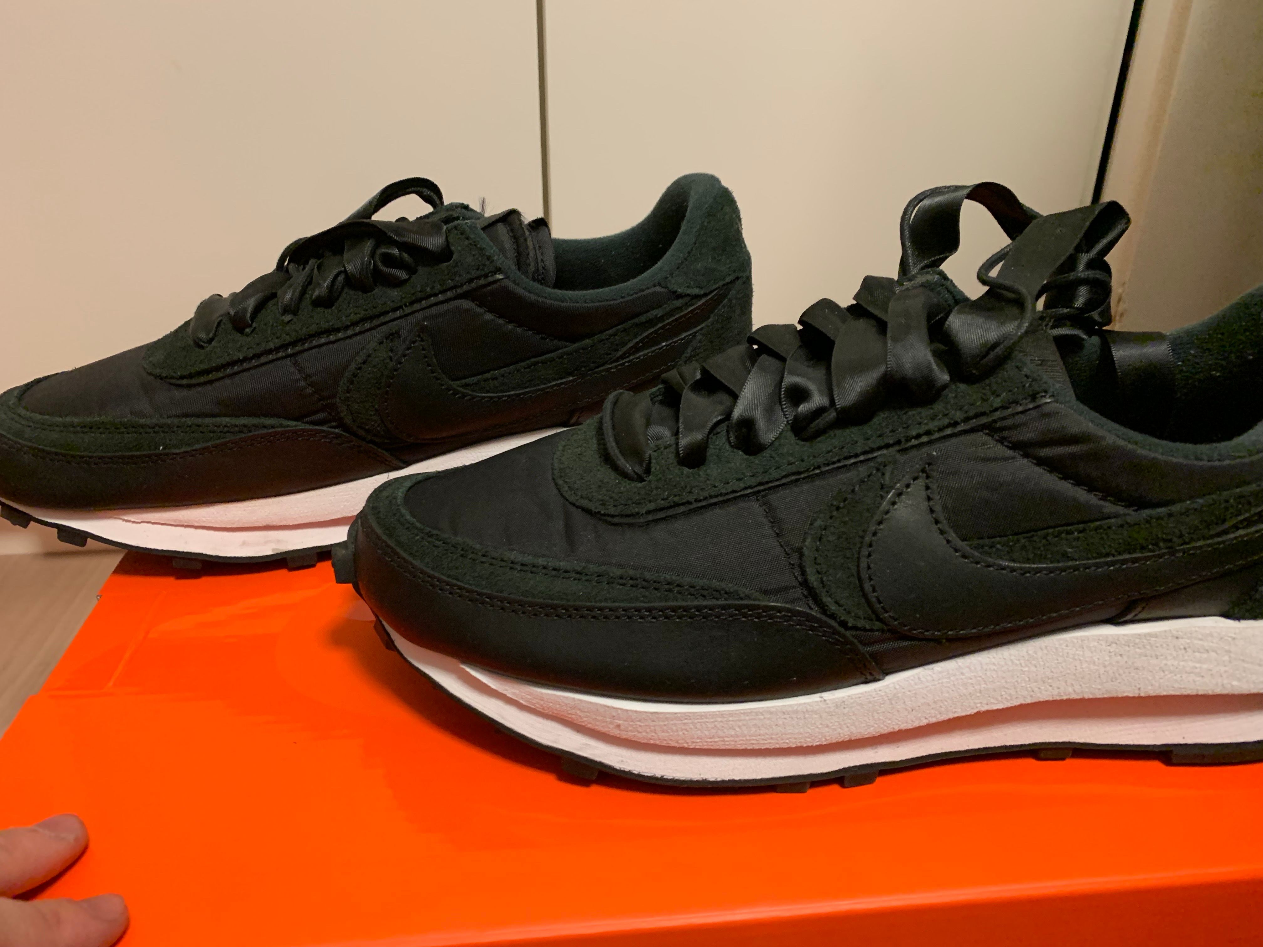sacai × Nike LDV Waffle "Triple Black"