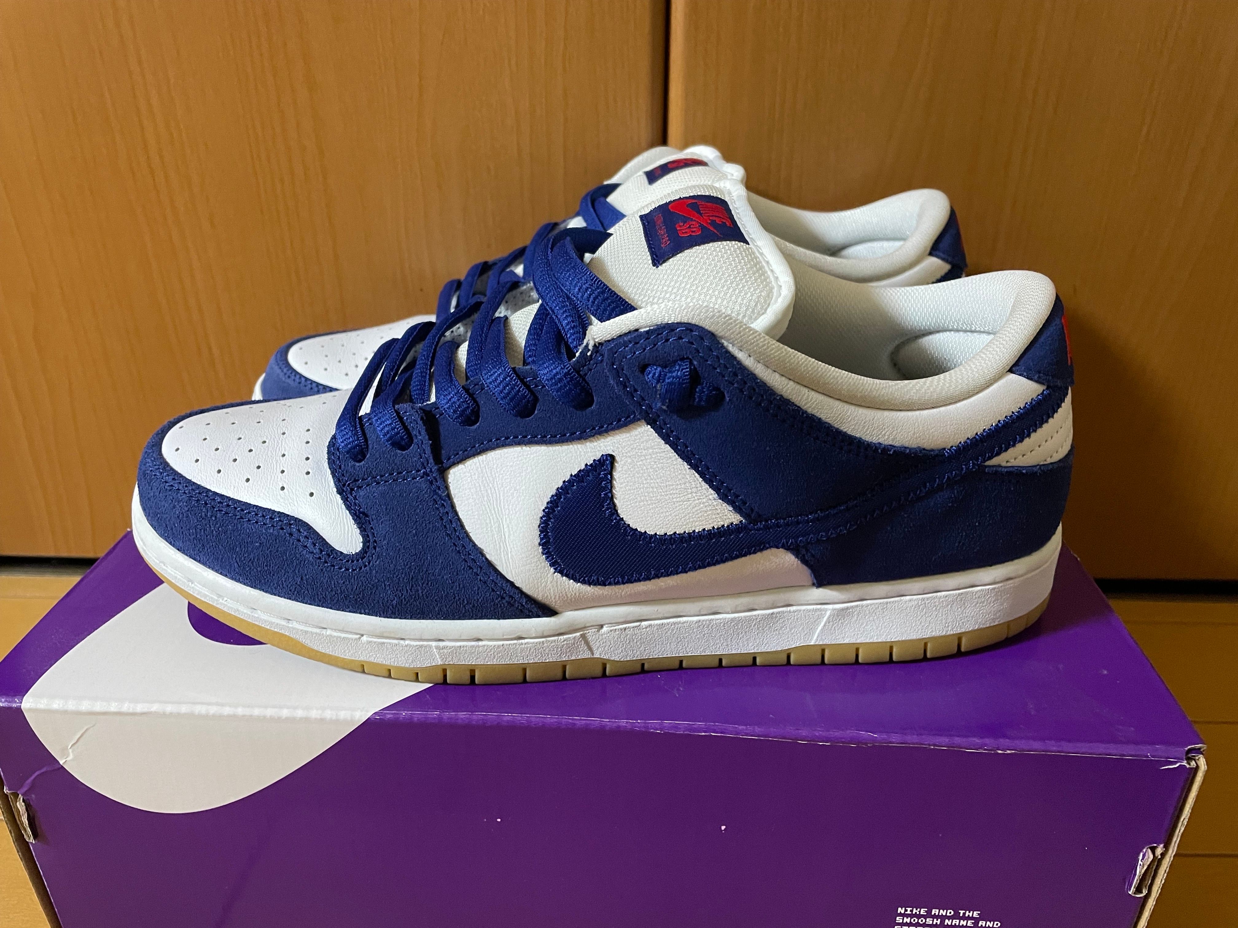 Nike SB Dunk Low "Los Angeles Dodgers/Deep Royal Blue"