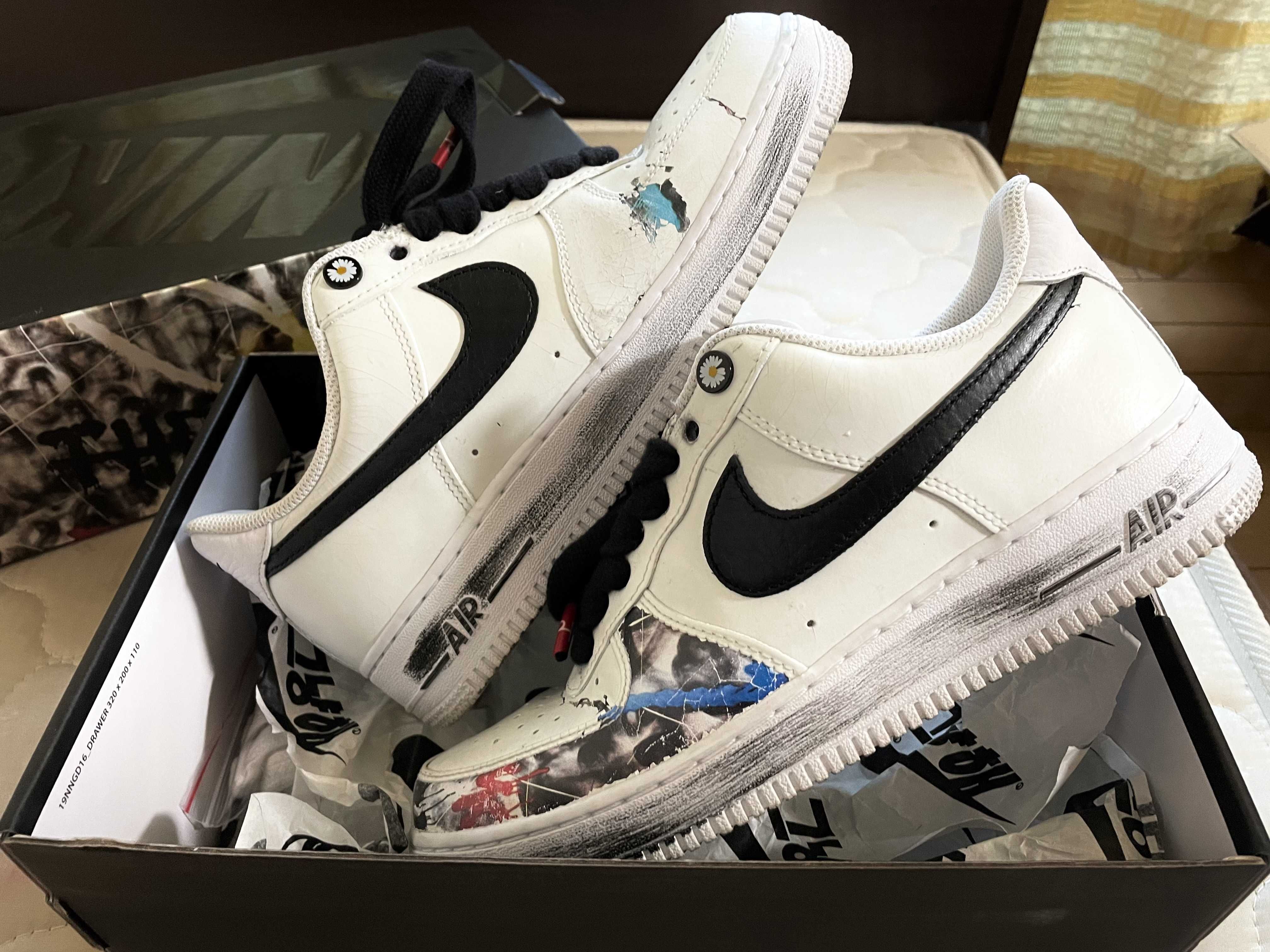 PEACEMINUSONE × Nike Air Force 1 Low "Para-noise/White/Black" / G-DRAGON