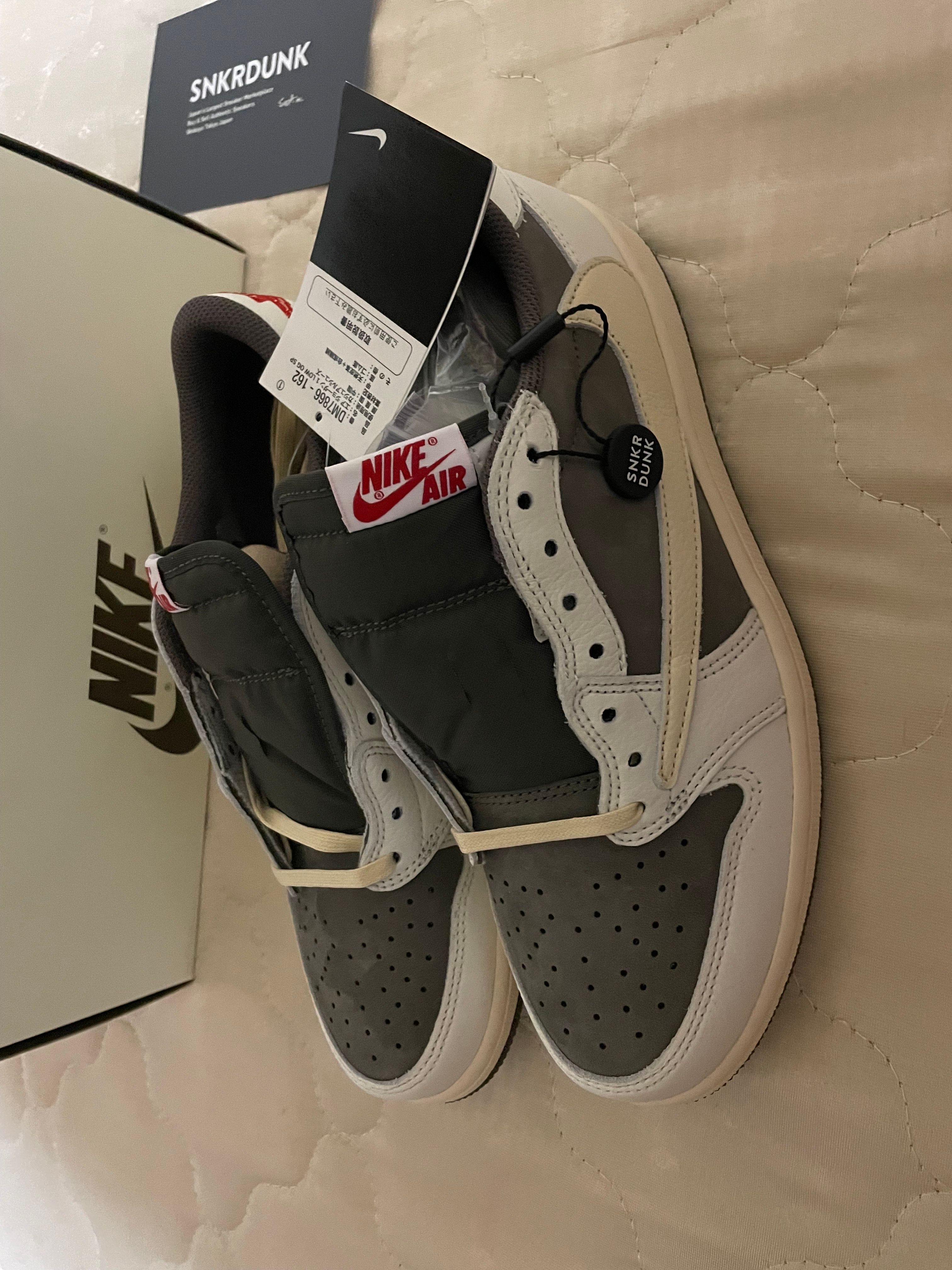 Travis Scott × Nike Air Jordan 1 Low OG SP "Reverse Mocha/Sail and Ridgerock"