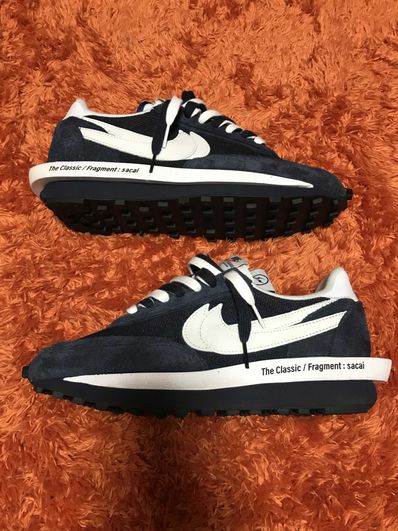 Fragment × sacai × Nike LD Waffle "Blackended Blue"