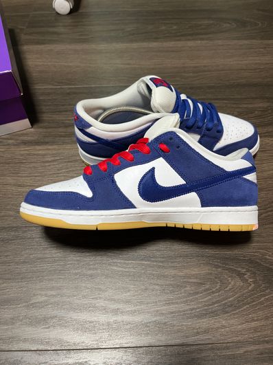 Nike SB Dunk Low "Los Angeles Dodgers/Deep Royal Blue"