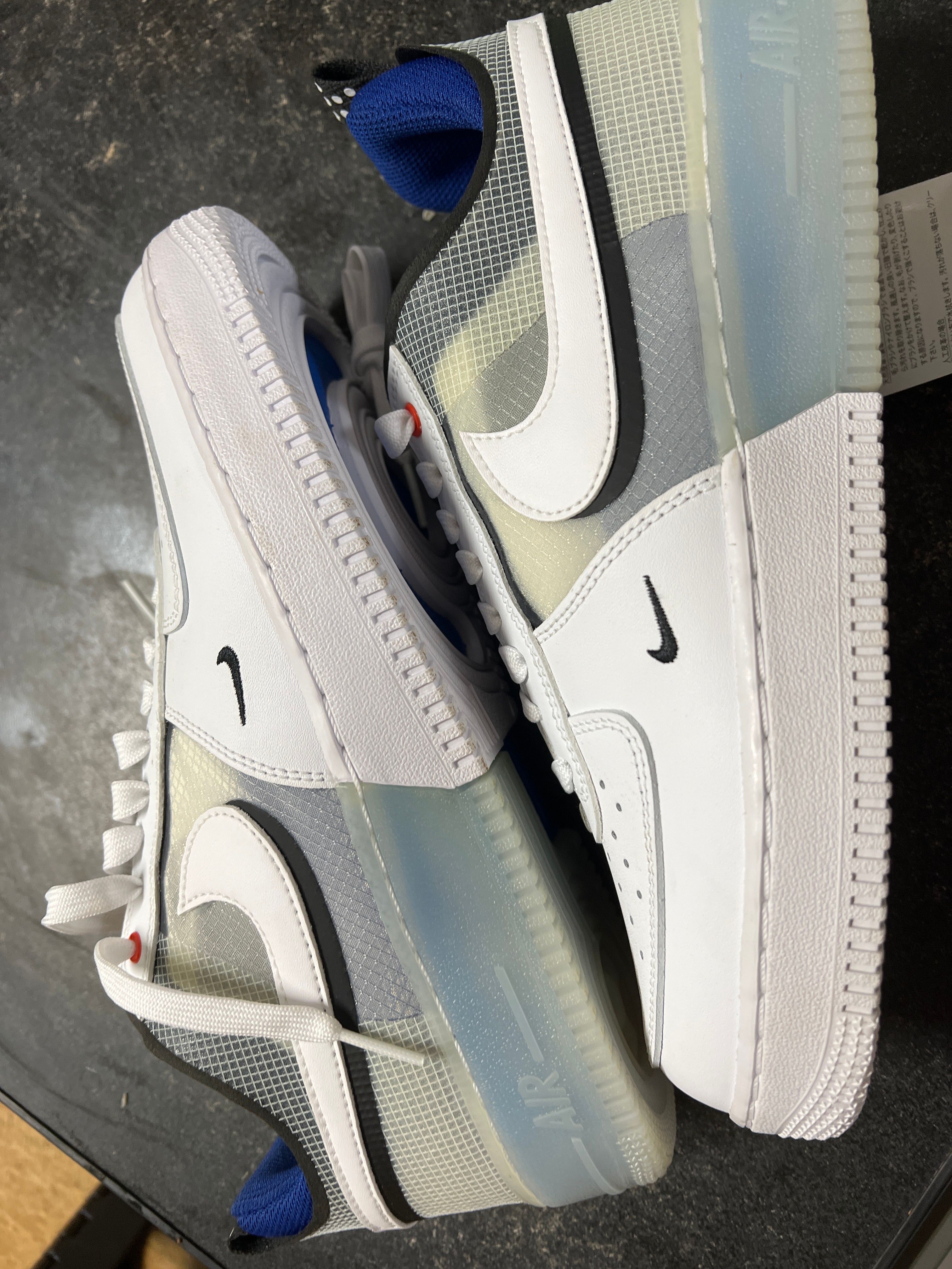 Nike Air Force 1 Low React "White/White Light Photo Blue"