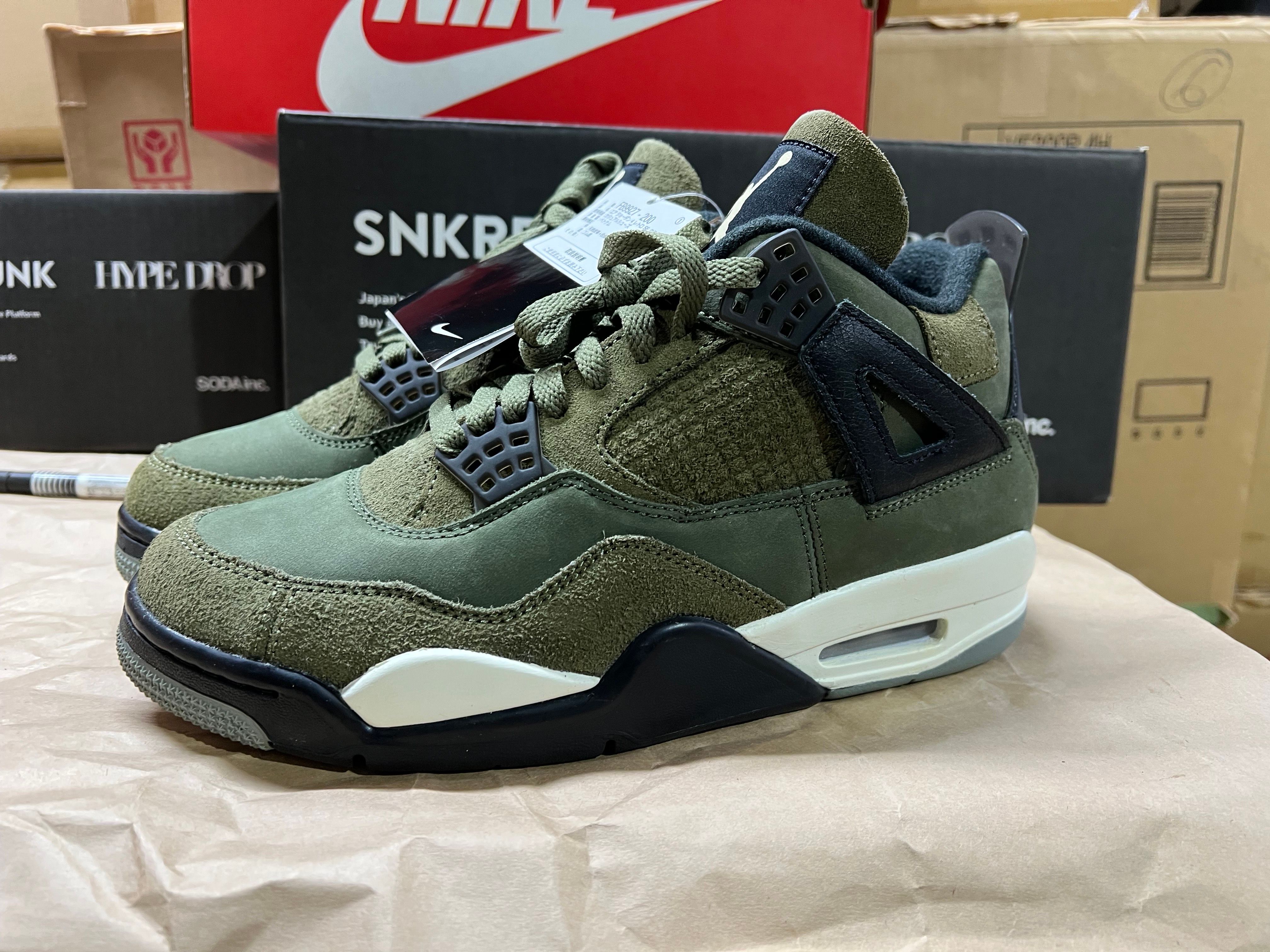 Air Jordan 4 オリーブ 箱付き Nike Air Jordan 4 Retro SE Craft 