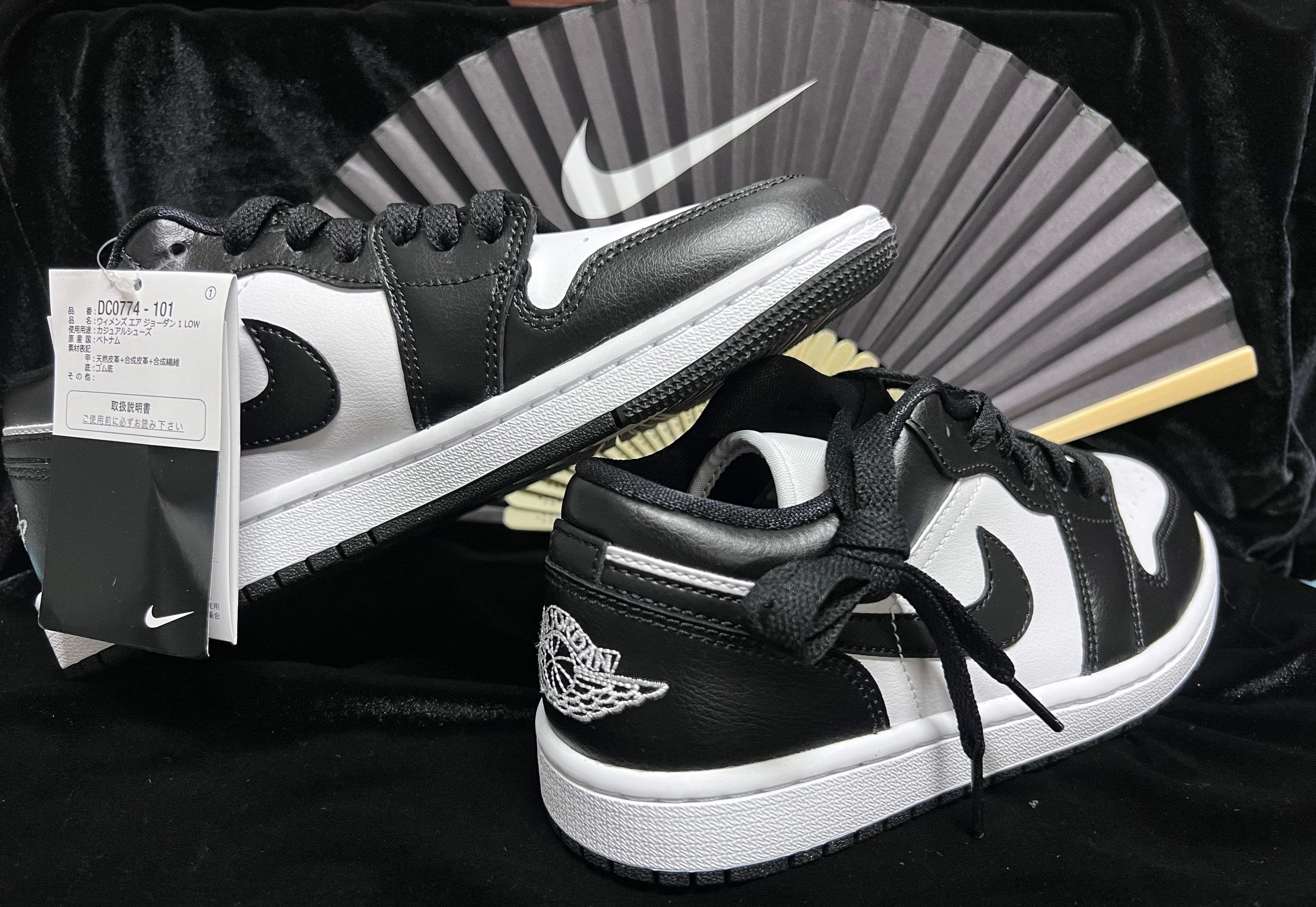 Nike Women's Air Jordan 1 Low "White/Black"