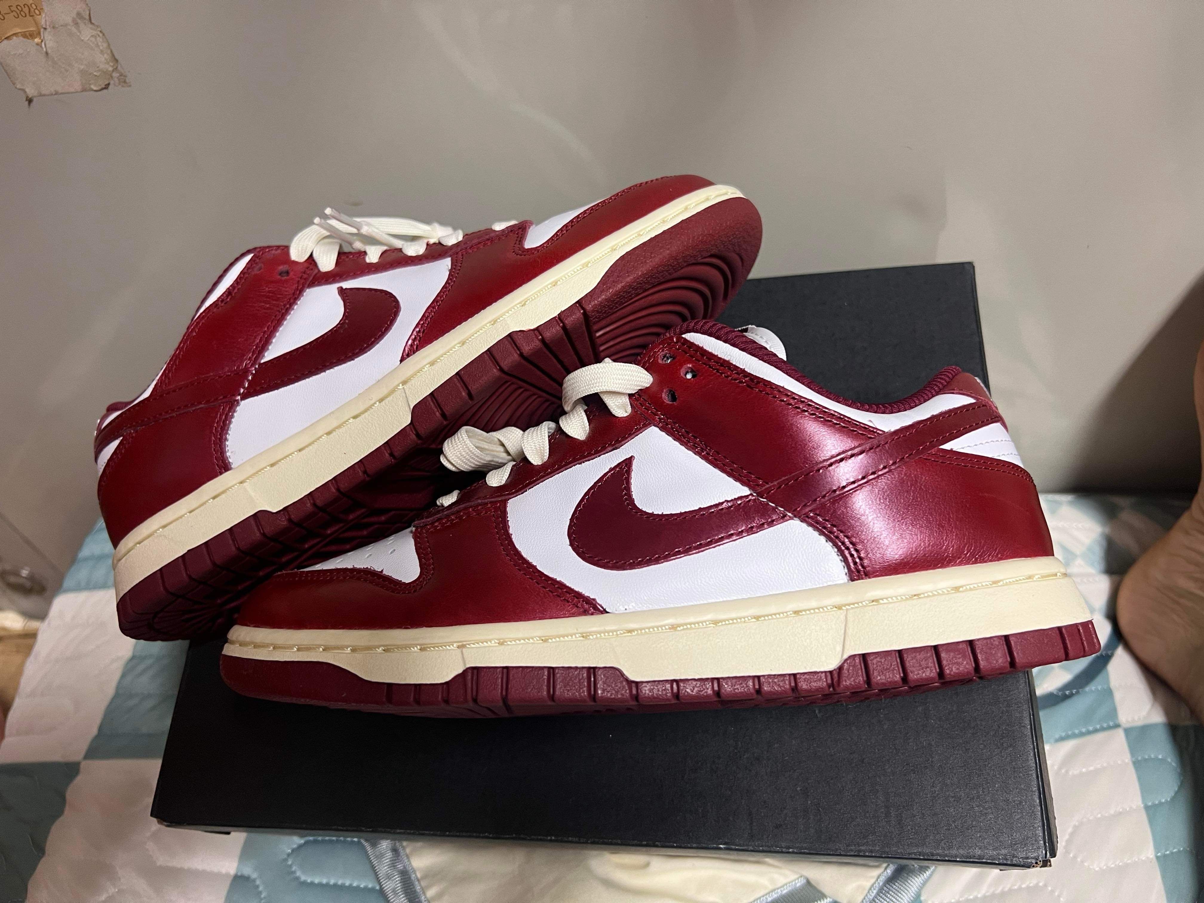 Nike Women's Dunk Low PRM "Team Red and White"