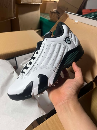 Nike Air Jordan 14 Golf "Oxidized Green"