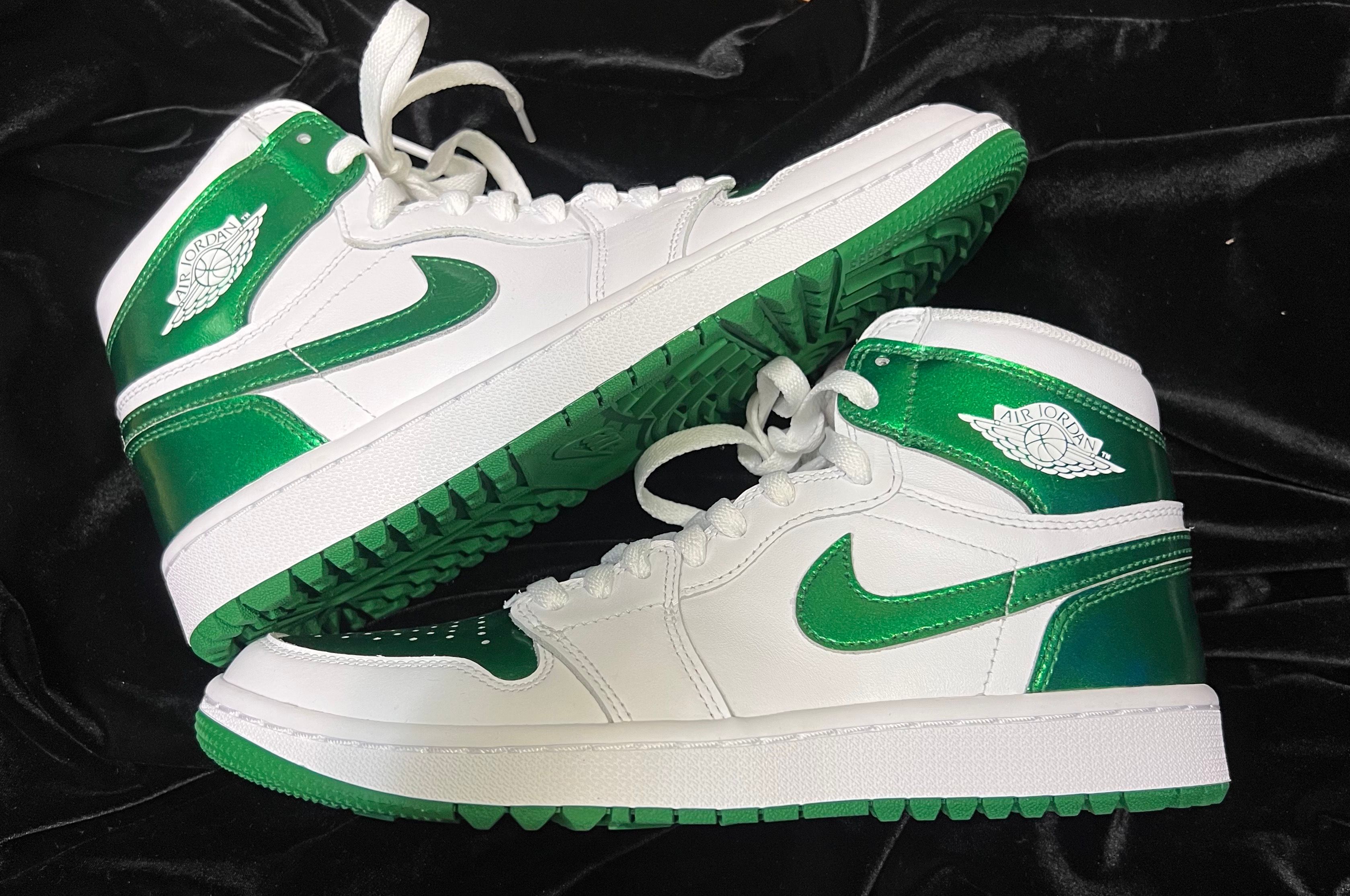 Nike Air Jordan 1 High Golf "Metallic Green"