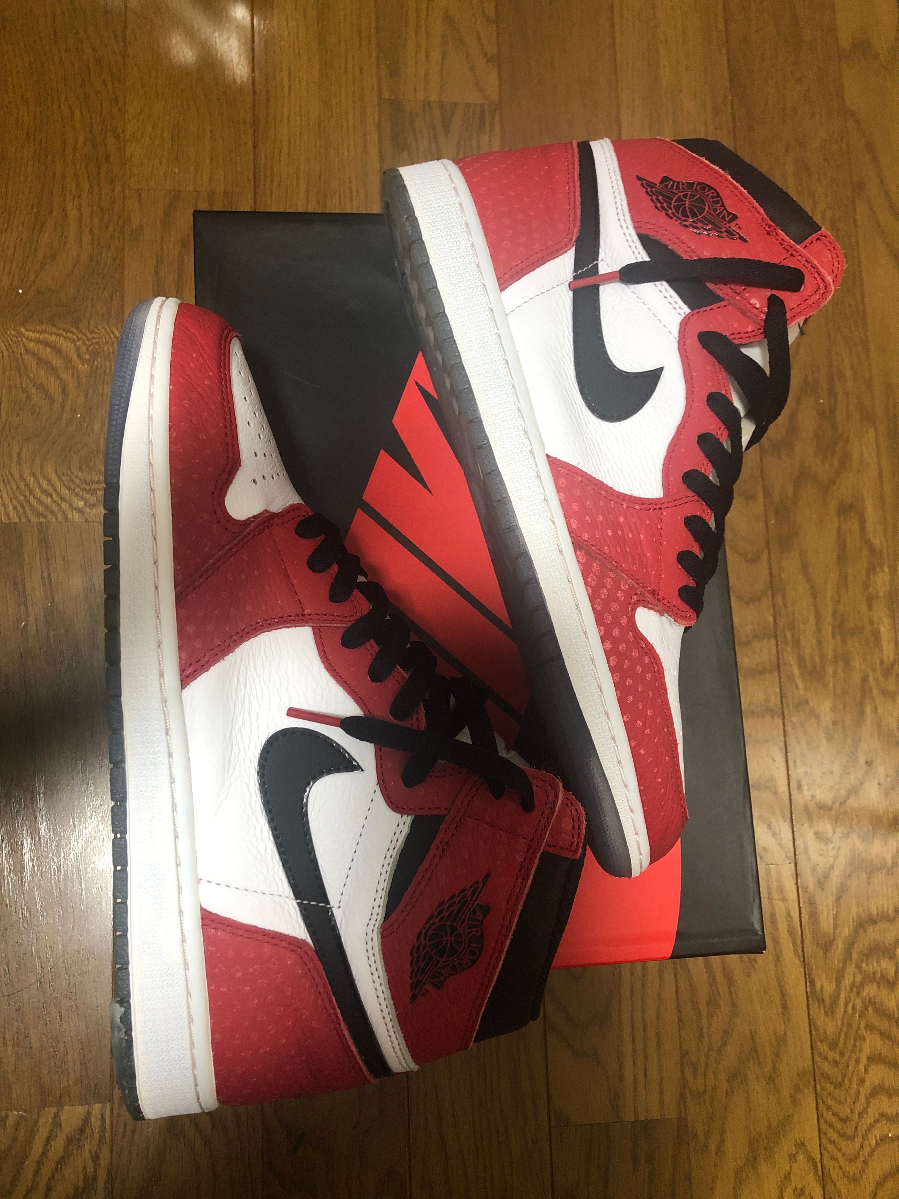 Spiderman × Nike Air Jordan 1 Origin Story "Gym Red/White/Photo Blue/Black"