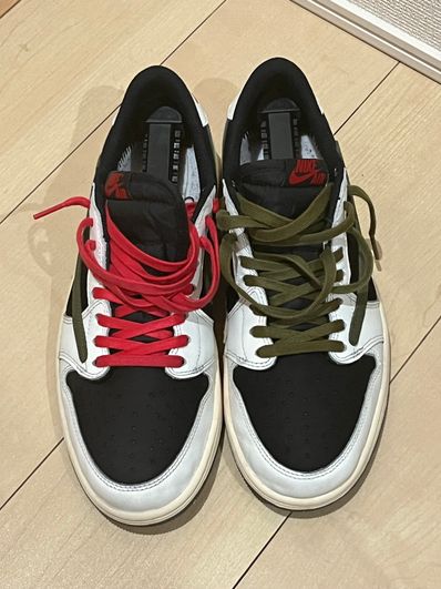 Travis Scott × Nike Women's Air Jordan 1 Low OG "Medium Olive"