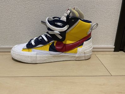 sacai × Nike Blazer Mid "Varsity Maize/Varsity Red"