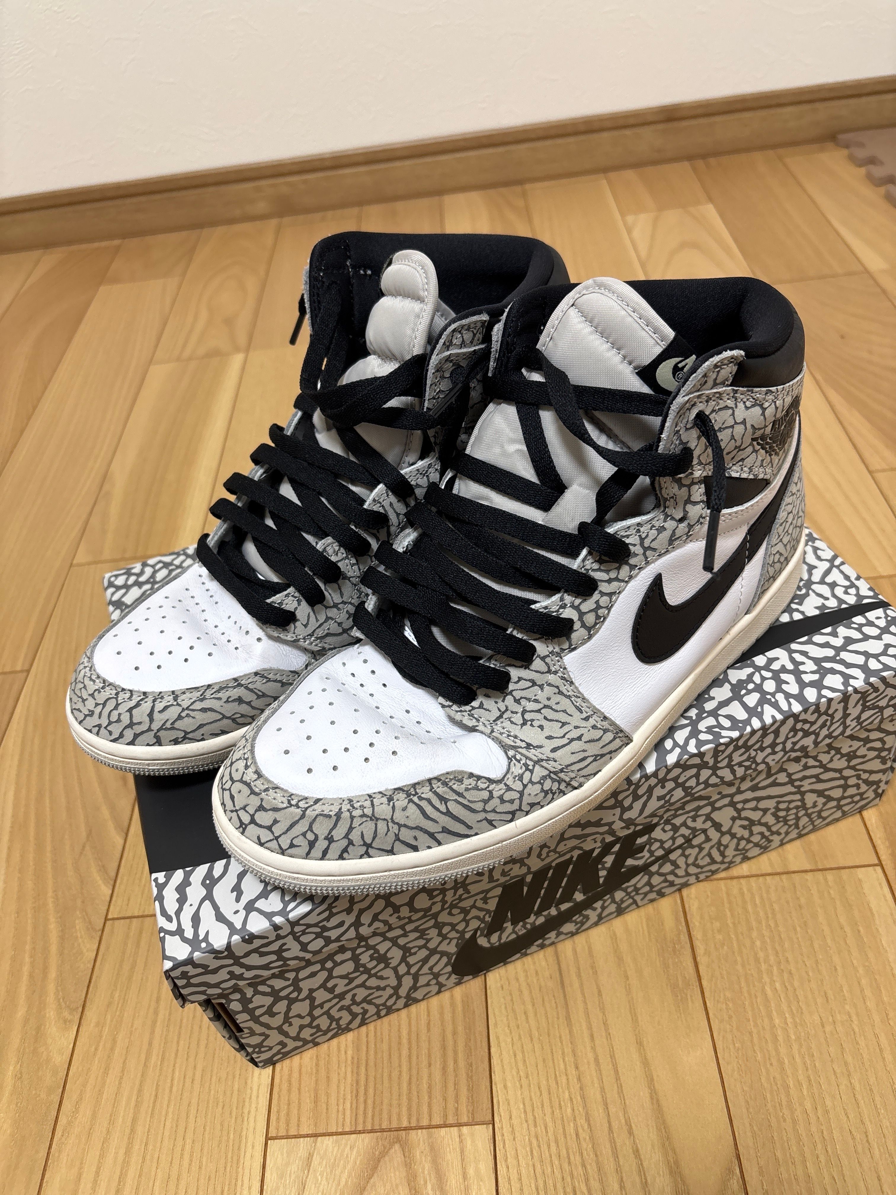 Nike Air Jordan 1 High OG "White Cement/Safari"