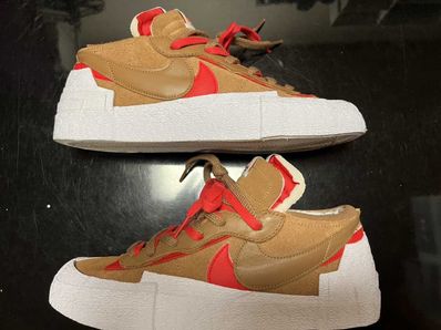 SACAI × NIKE BLAZER LOW "BRITISH TAN"