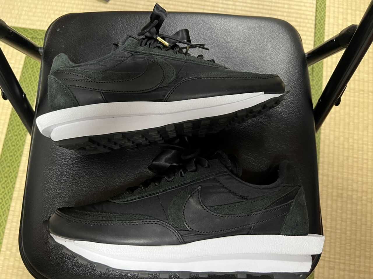 sacai × Nike LDV Waffle "Triple Black"