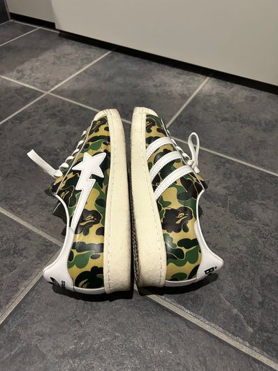 A BATHING APE®︎ × adidas Superstar 80's "Green Camo"