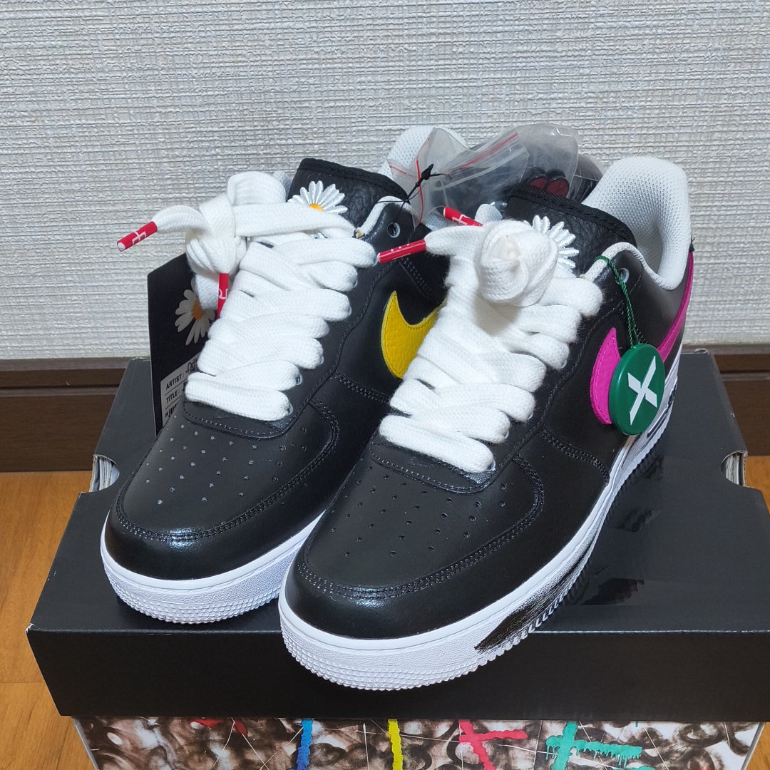 PEACEMINUSONE × Nike Air Force 1 Low '07 Para-Noise 3.0 "Black and Multi-Color" / G-DRAGON