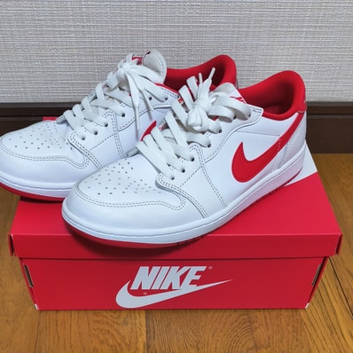 Nike Air Jordan 1 Retro Low OG "White and University Red"