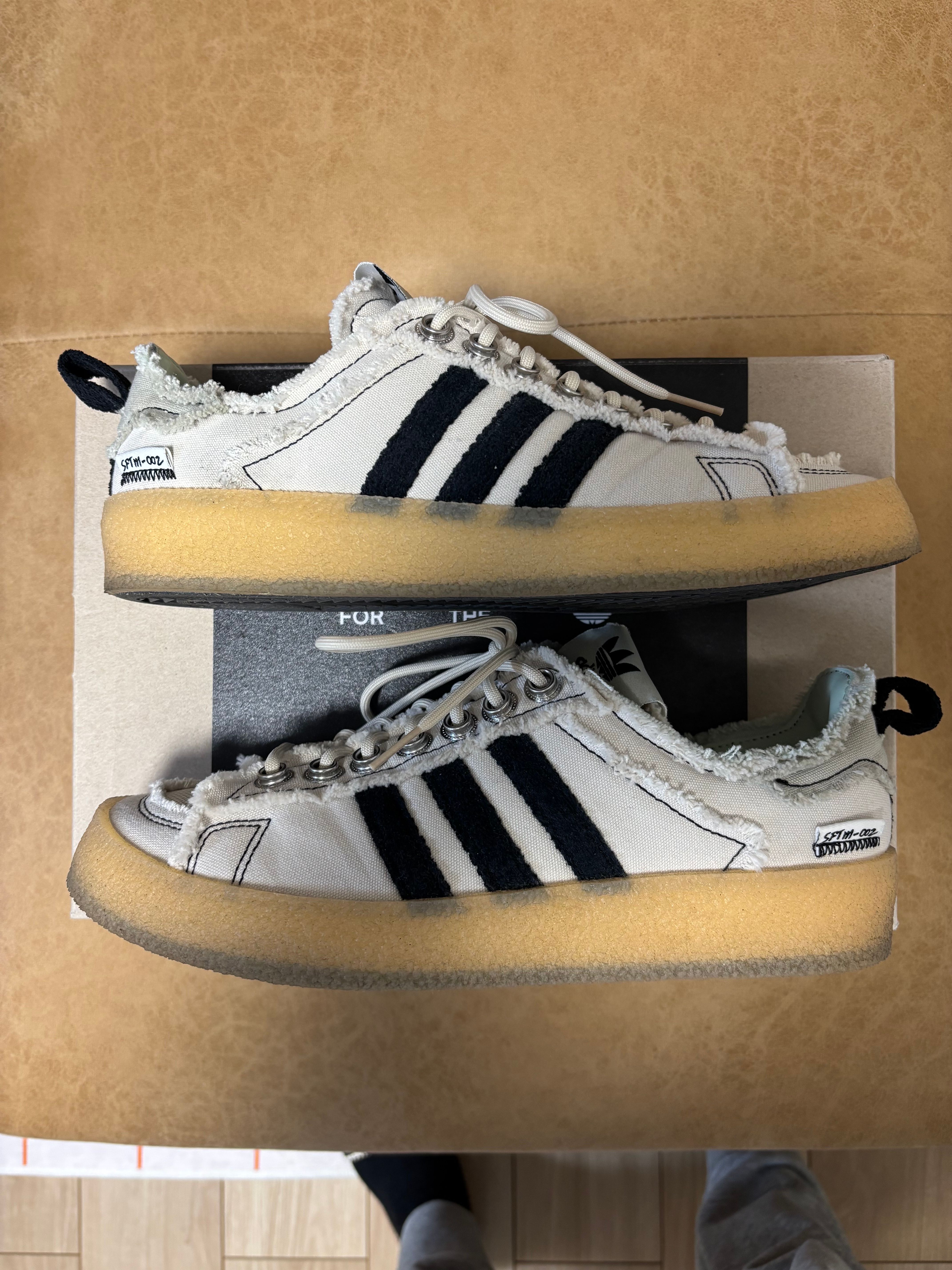 Song for the Mute × adidas Campus 80s "Clear Brown/Core Black/Sesame"