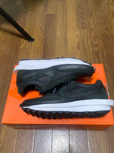sacai × Nike LDV Waffle "Triple Black"