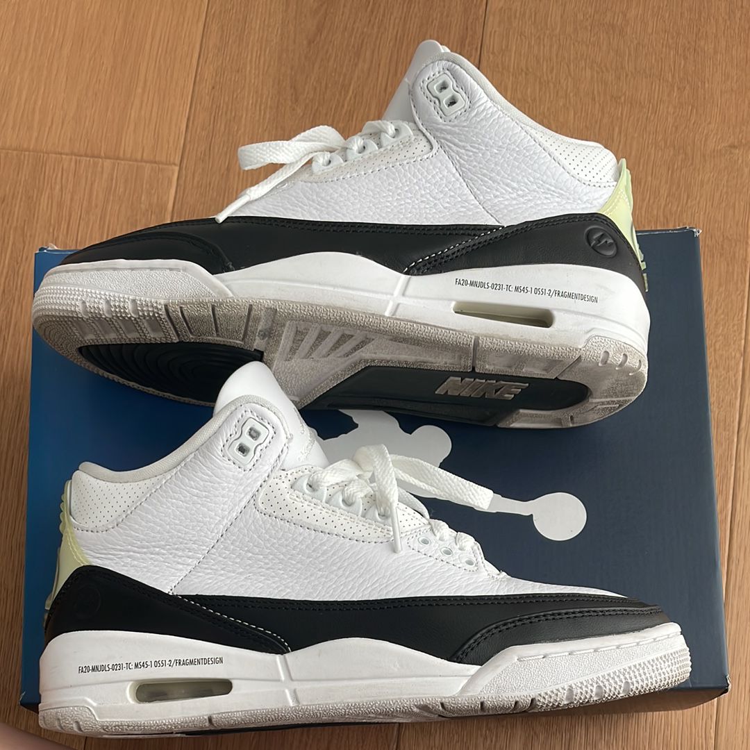 Fragment × Nike Air Jordan 3 "White/Black"